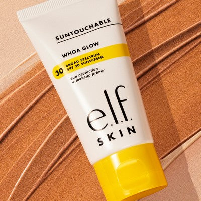 e.l.f. SKIN Suntouchable Whoa Glow Primer Sunlight SPF 30 1.69 fl oz - Imperfect Box - Image 9