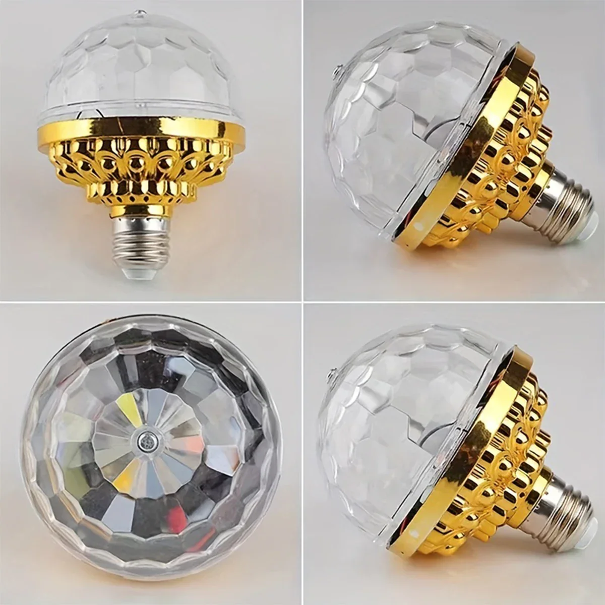 E27 RGB Rotating Stage Light LED Disco Party Projector Lamp for DJ Bar Home - Image 2