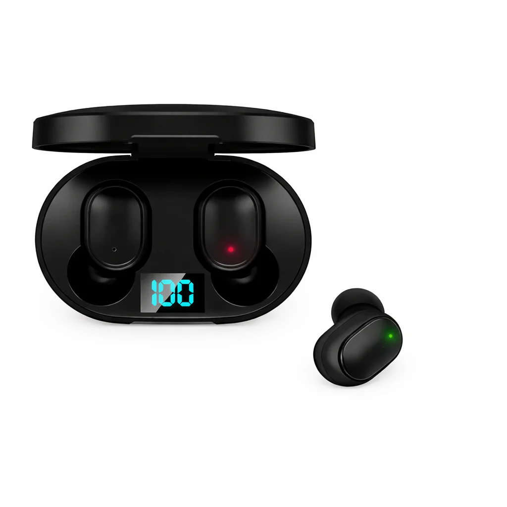 E6S TWS Wireless Bluetooth Earbuds Noise Cancelling Earphones with Mic Headset - Image 10