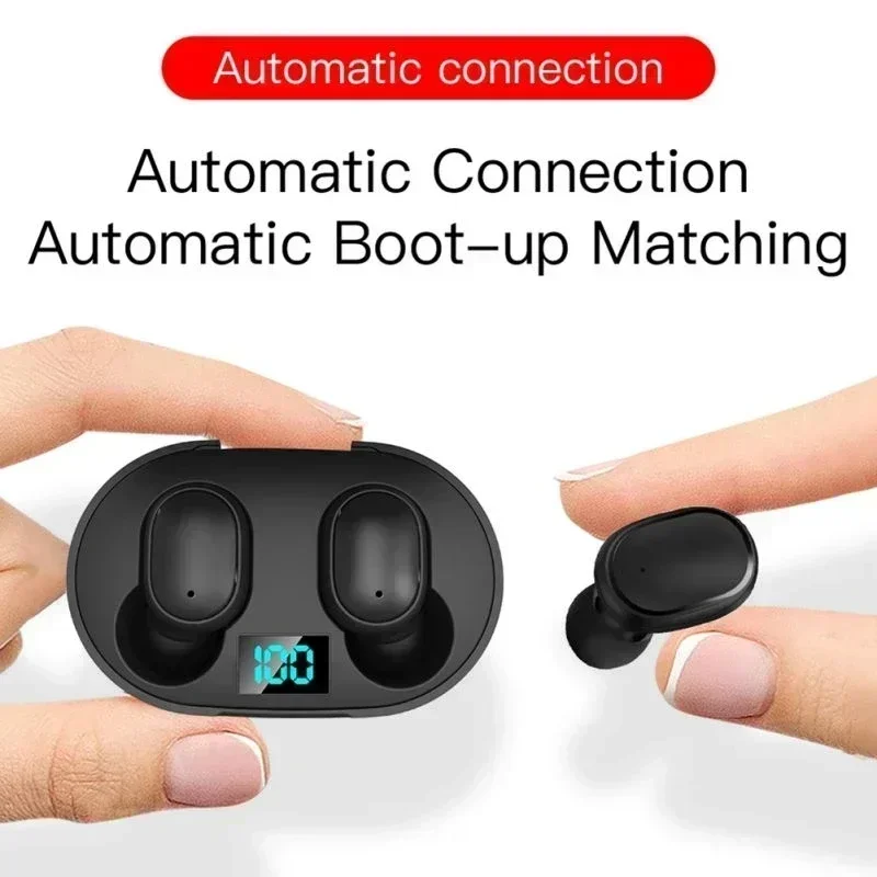 E6S TWS Wireless Bluetooth Earbuds Noise Cancelling Earphones with Mic Headset - Image 4