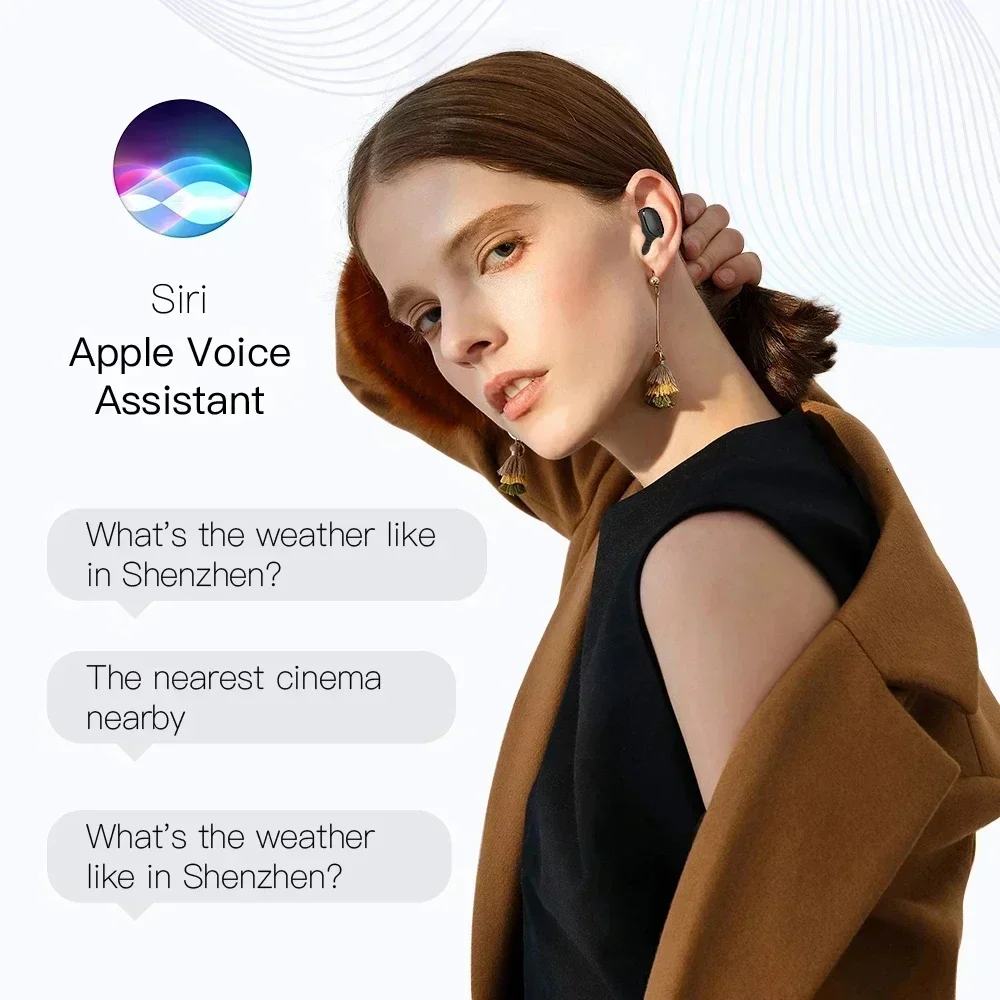 E6S TWS Wireless Bluetooth Earbuds Noise Cancelling Earphones with Mic Headset - Image 5