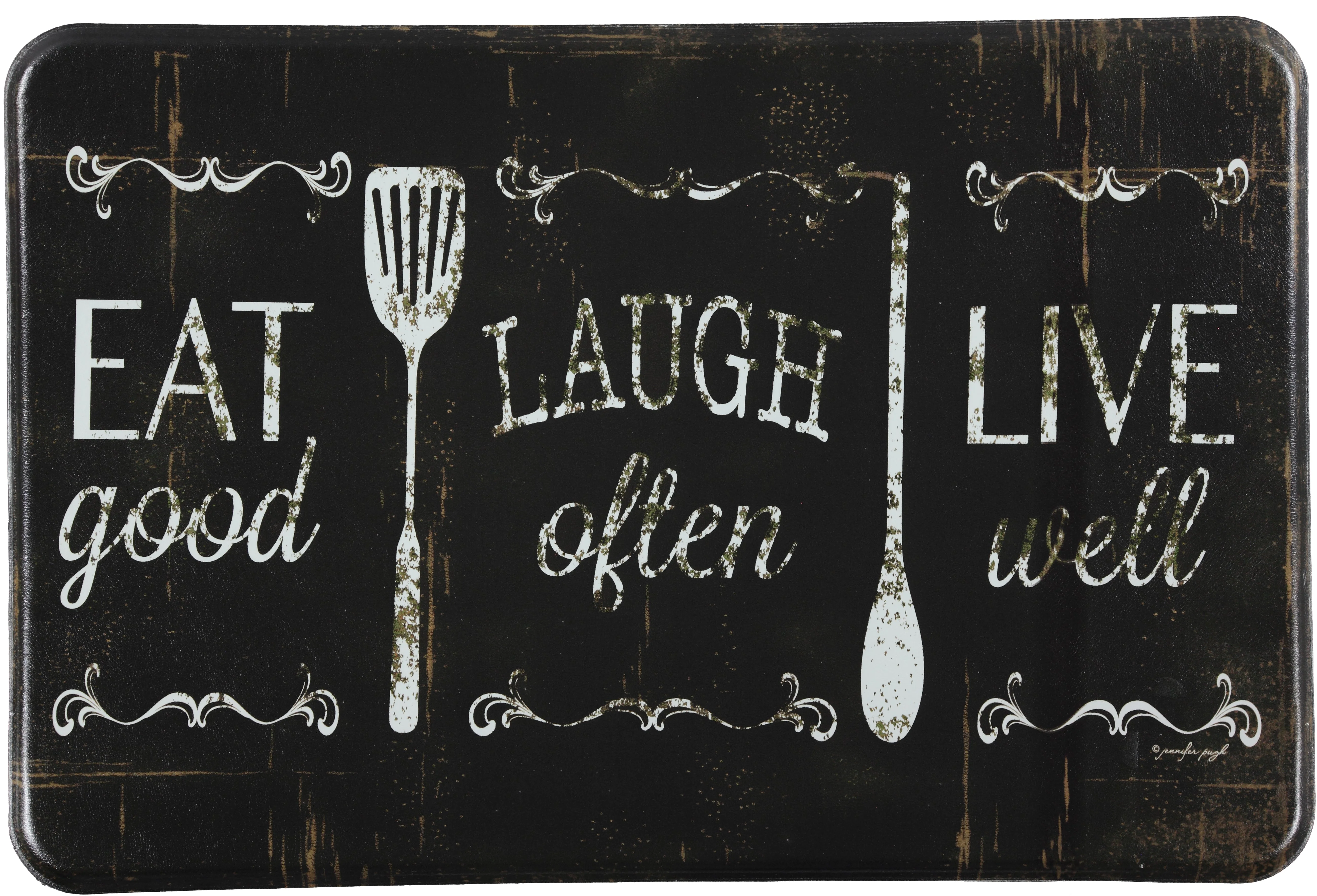Eat Laugh Live Antifatigue Kitchen Mats - Image 11