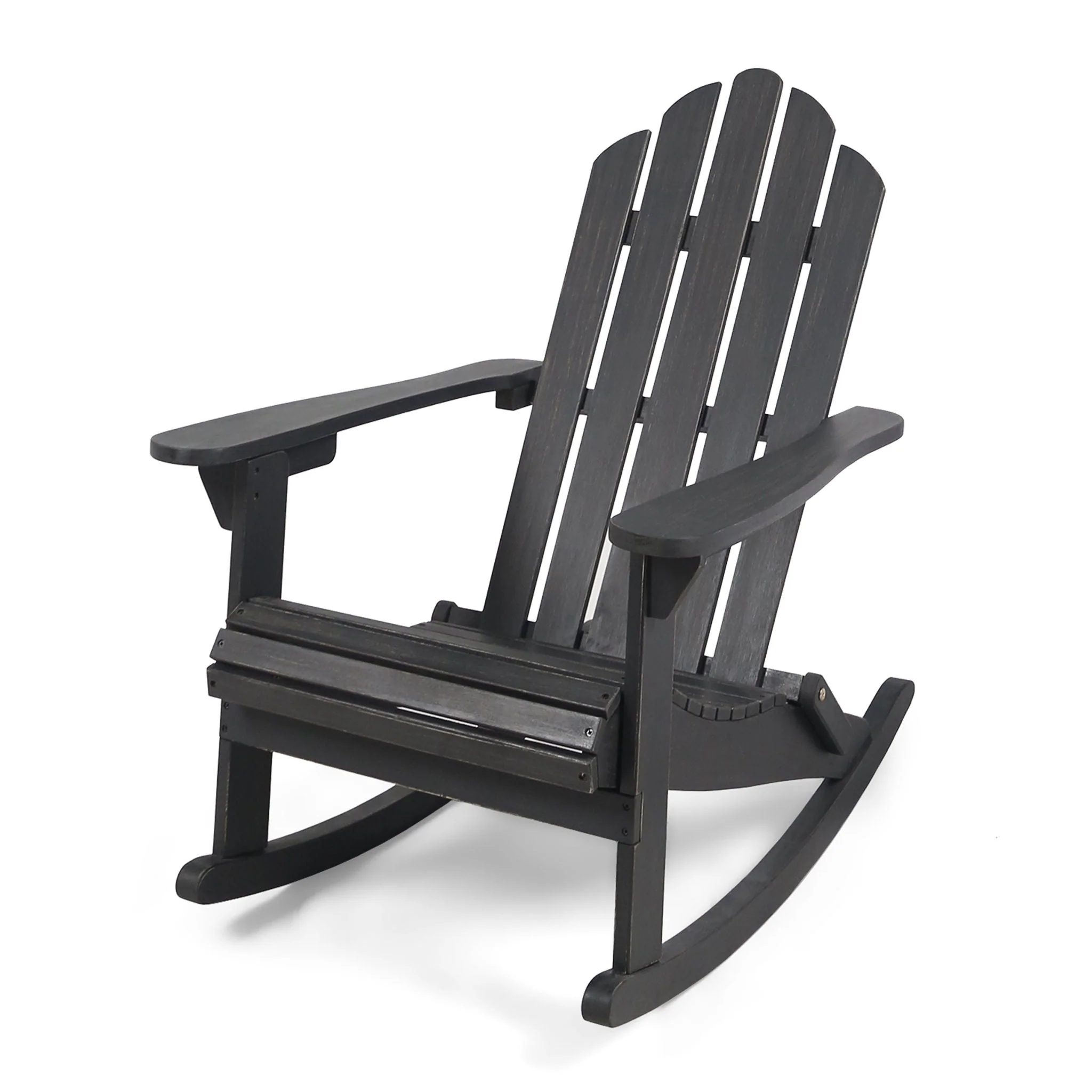 Echoes - Outdoor Acacia Wood Adirondack Rocking Chair - Image 2