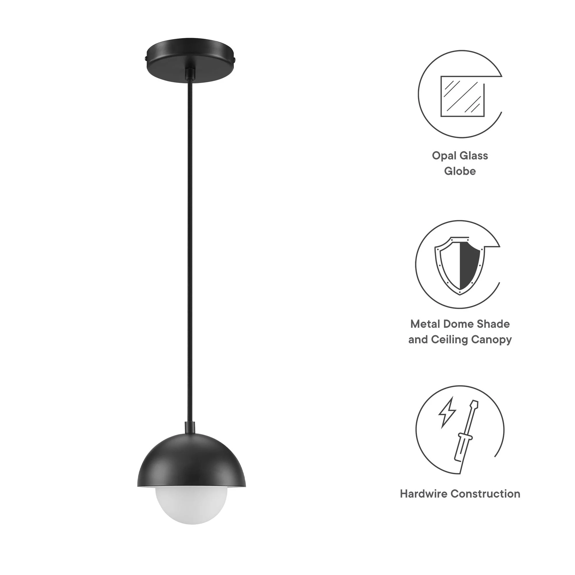 Eclipse Globe Pendant Light by Modway - Image 12