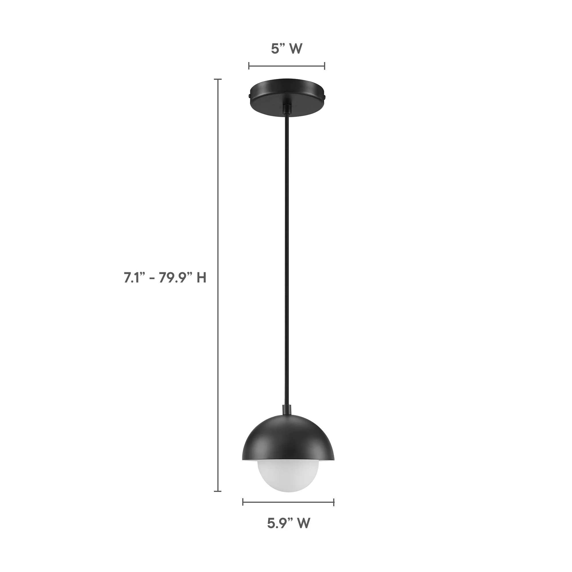 Eclipse Globe Pendant Light by Modway - Image 13