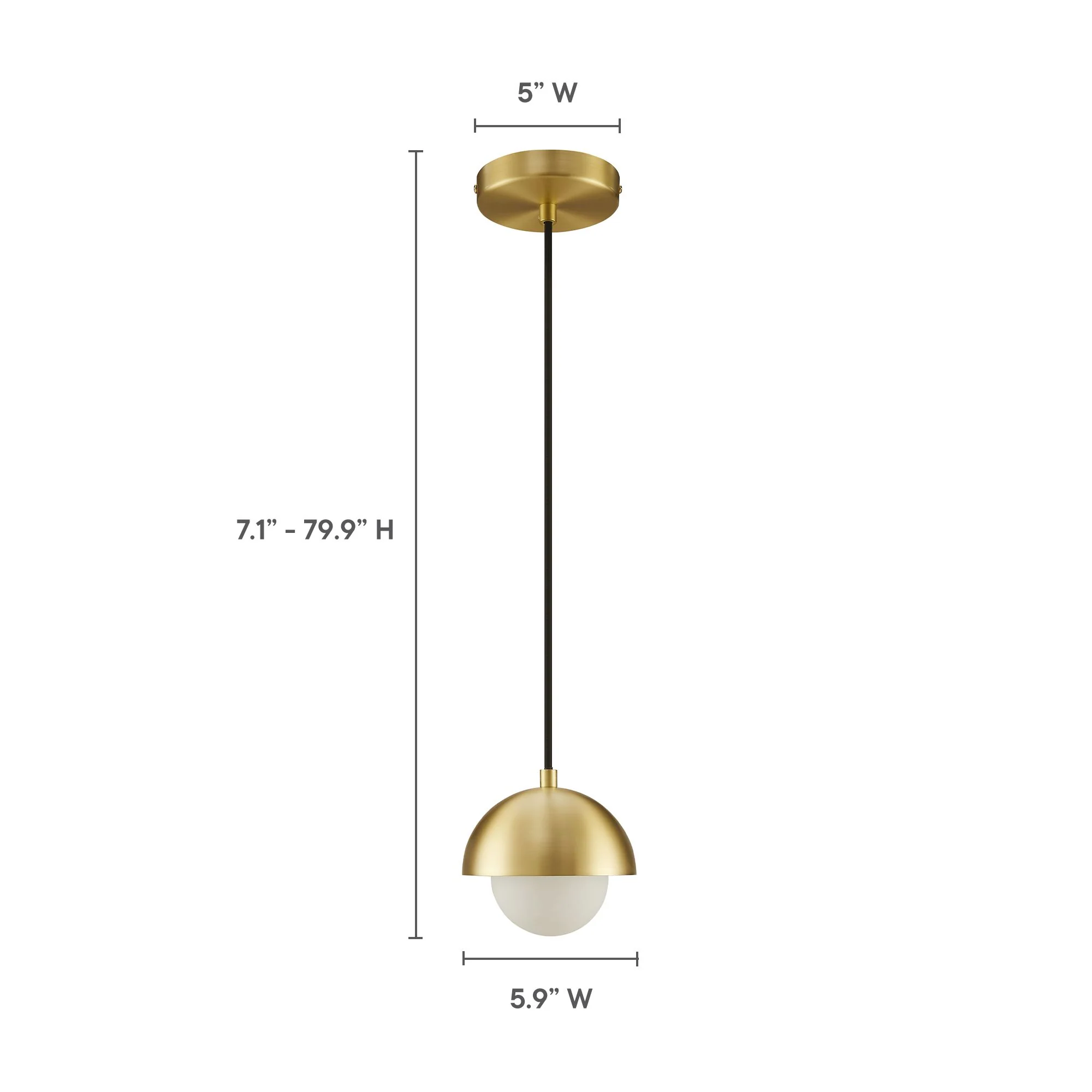 Eclipse Globe Pendant Light by Modway - Image 2