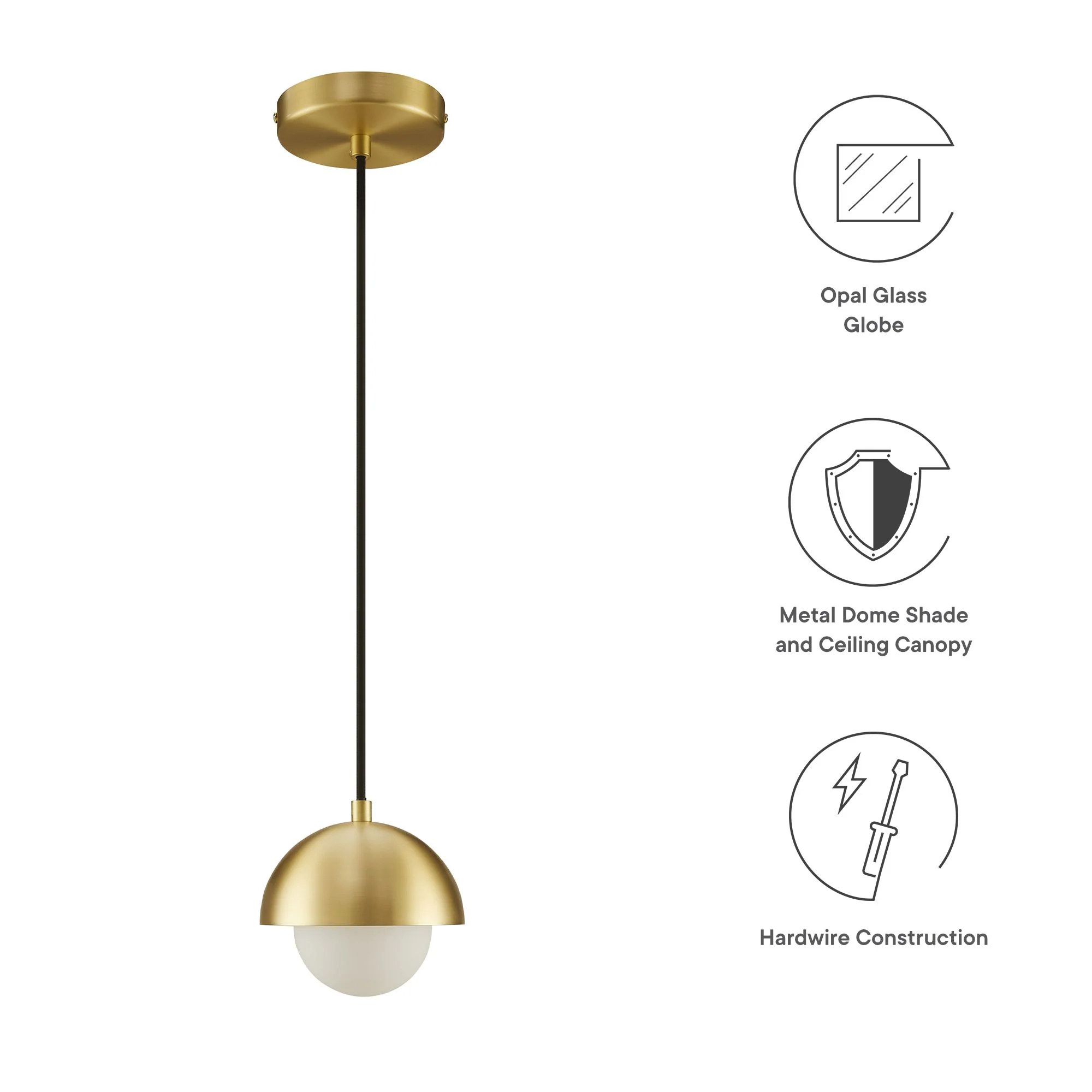 Eclipse Globe Pendant Light by Modway - Image 3