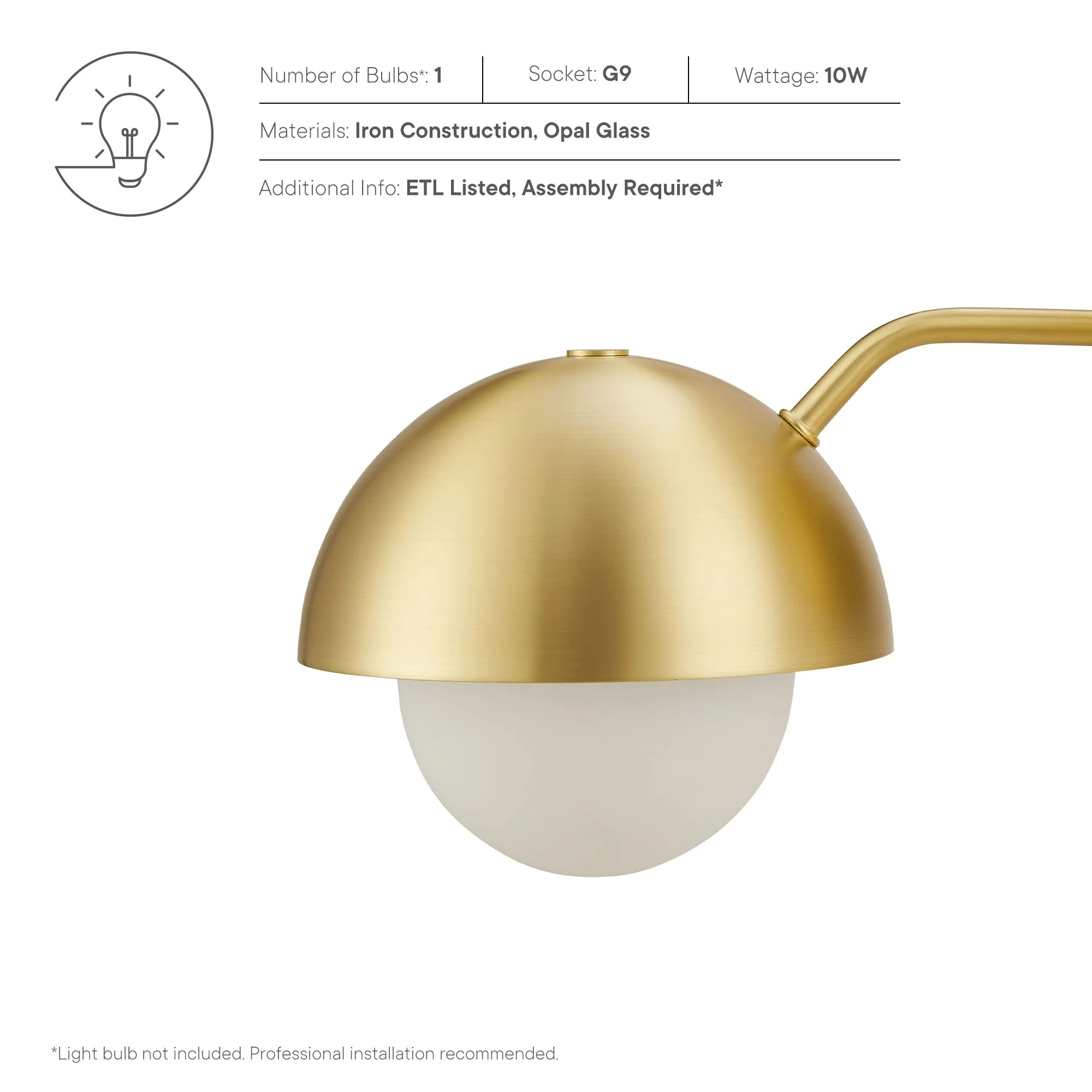 Eclipse Globe Wall Sconce by Modway - Image 4