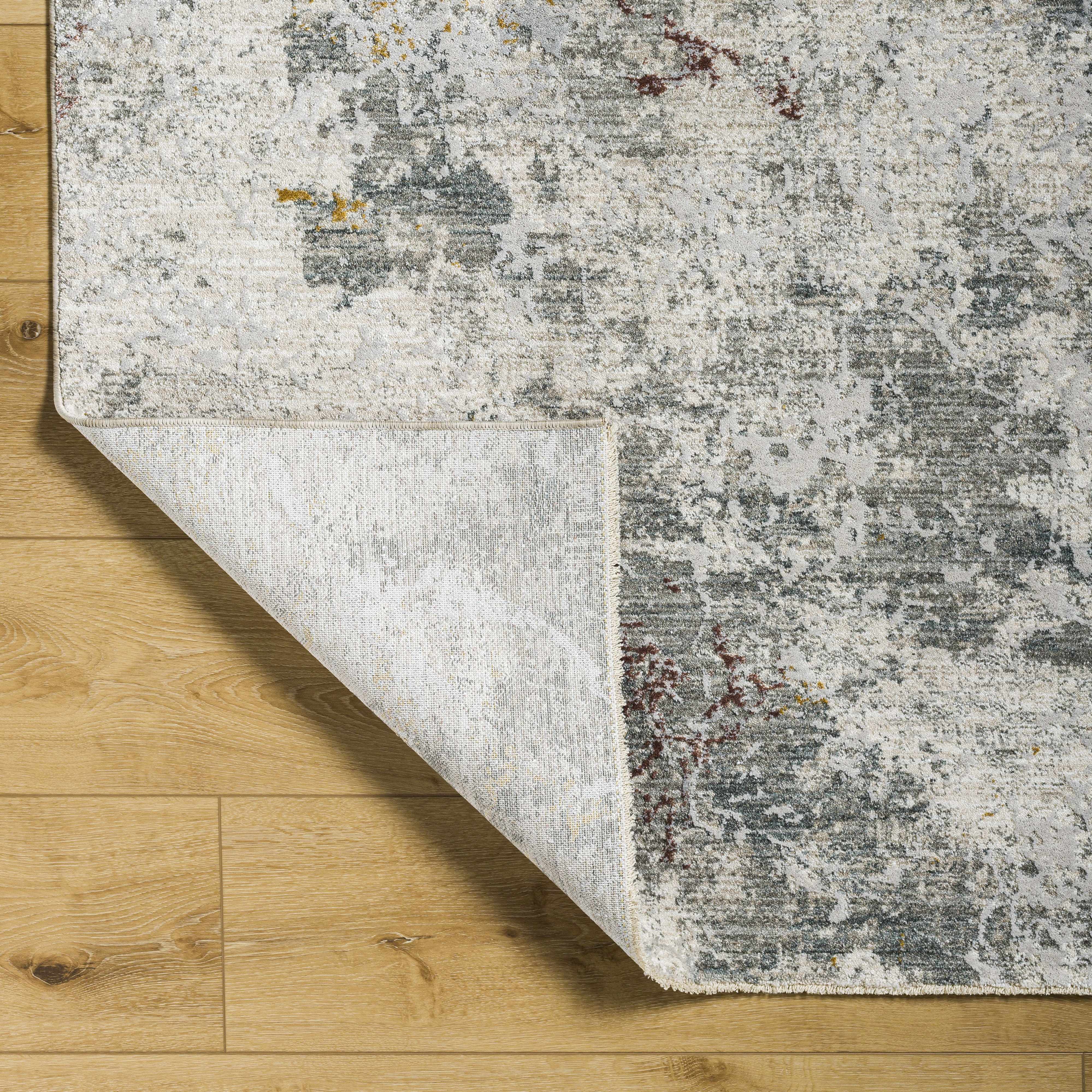 Edana Textured Rug with Fringes - Image 3