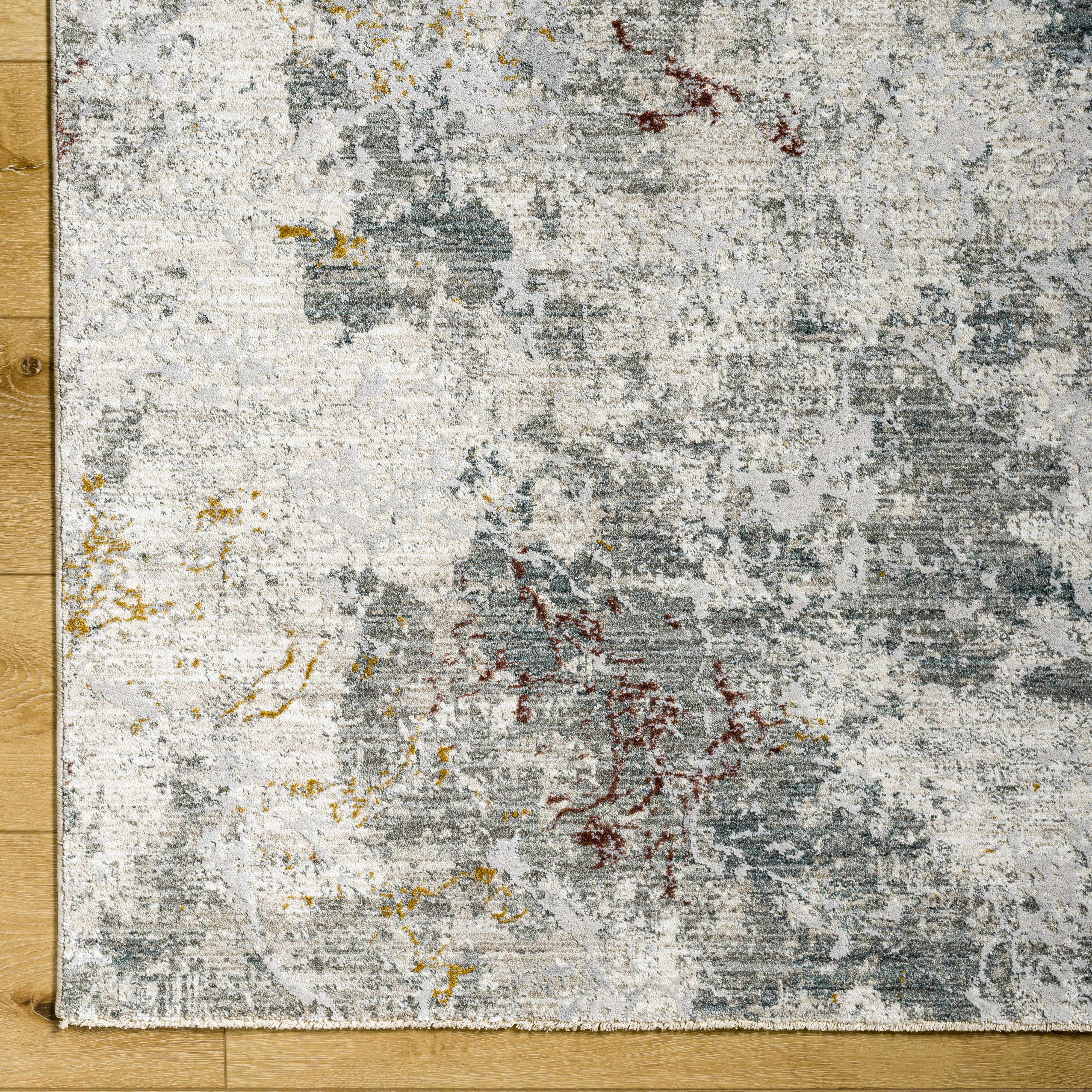 Edana Textured Rug with Fringes - Image 4