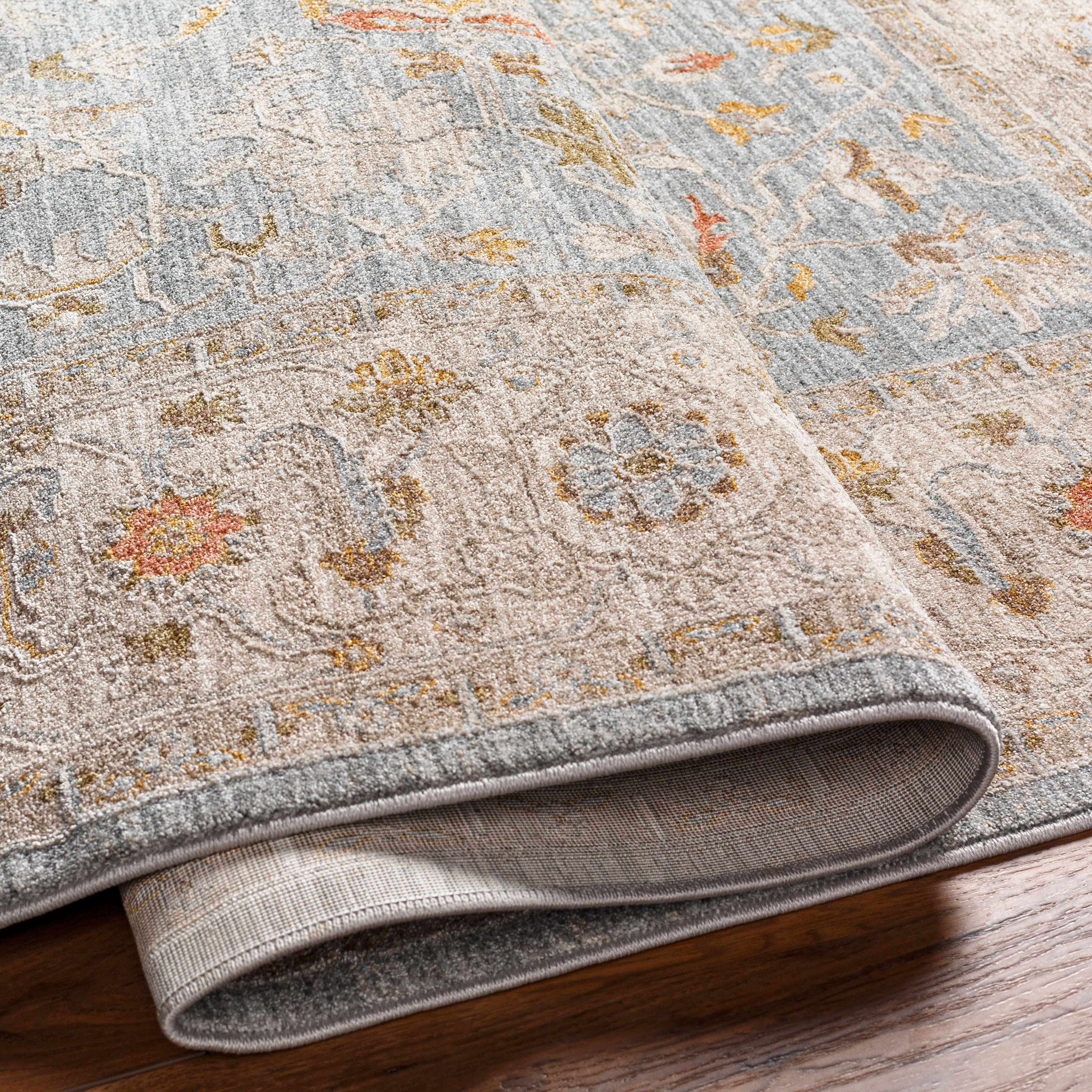 Edie Taupe Oushak Rug - Image 4