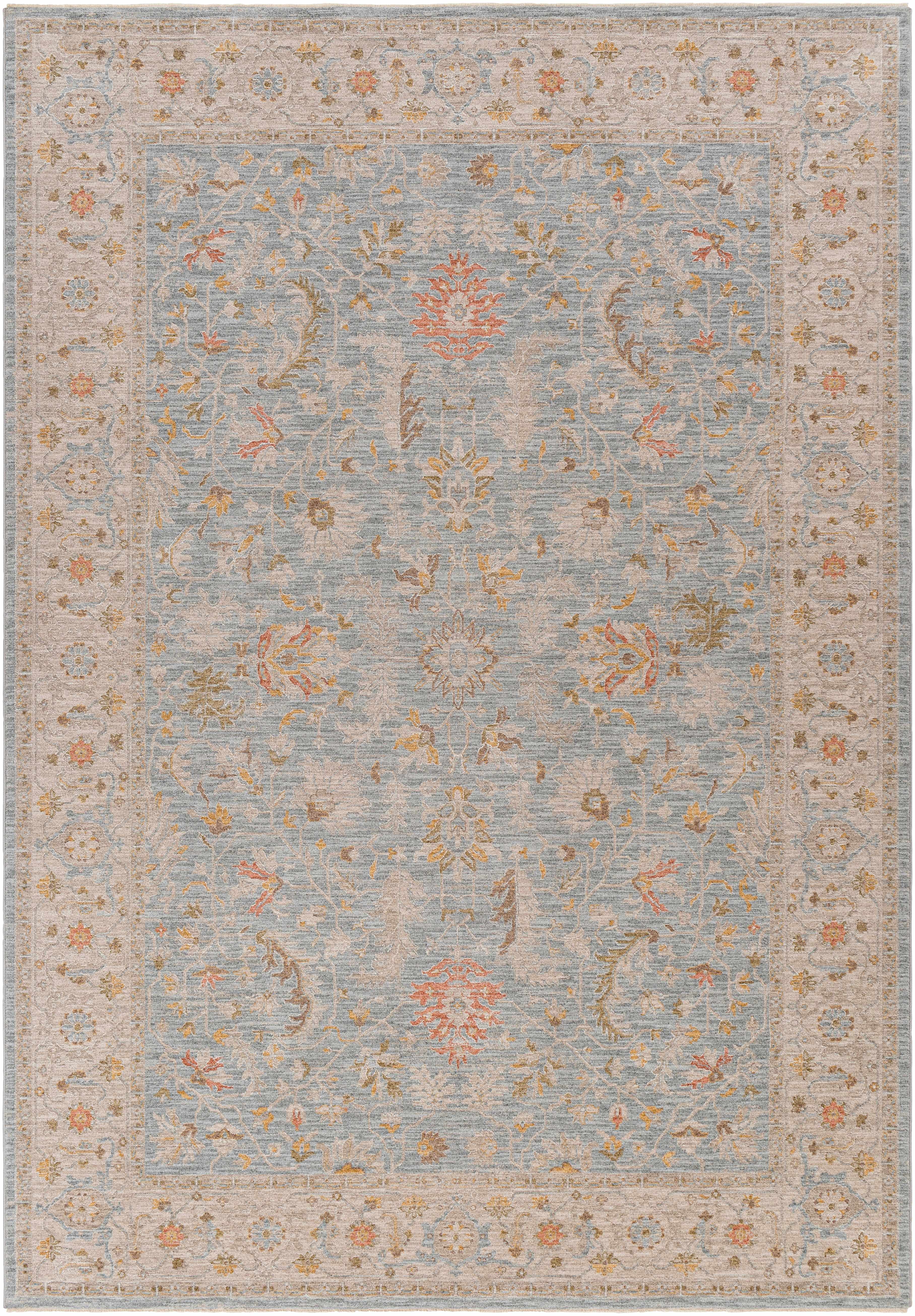 Edie Taupe Oushak Rug - Image 5