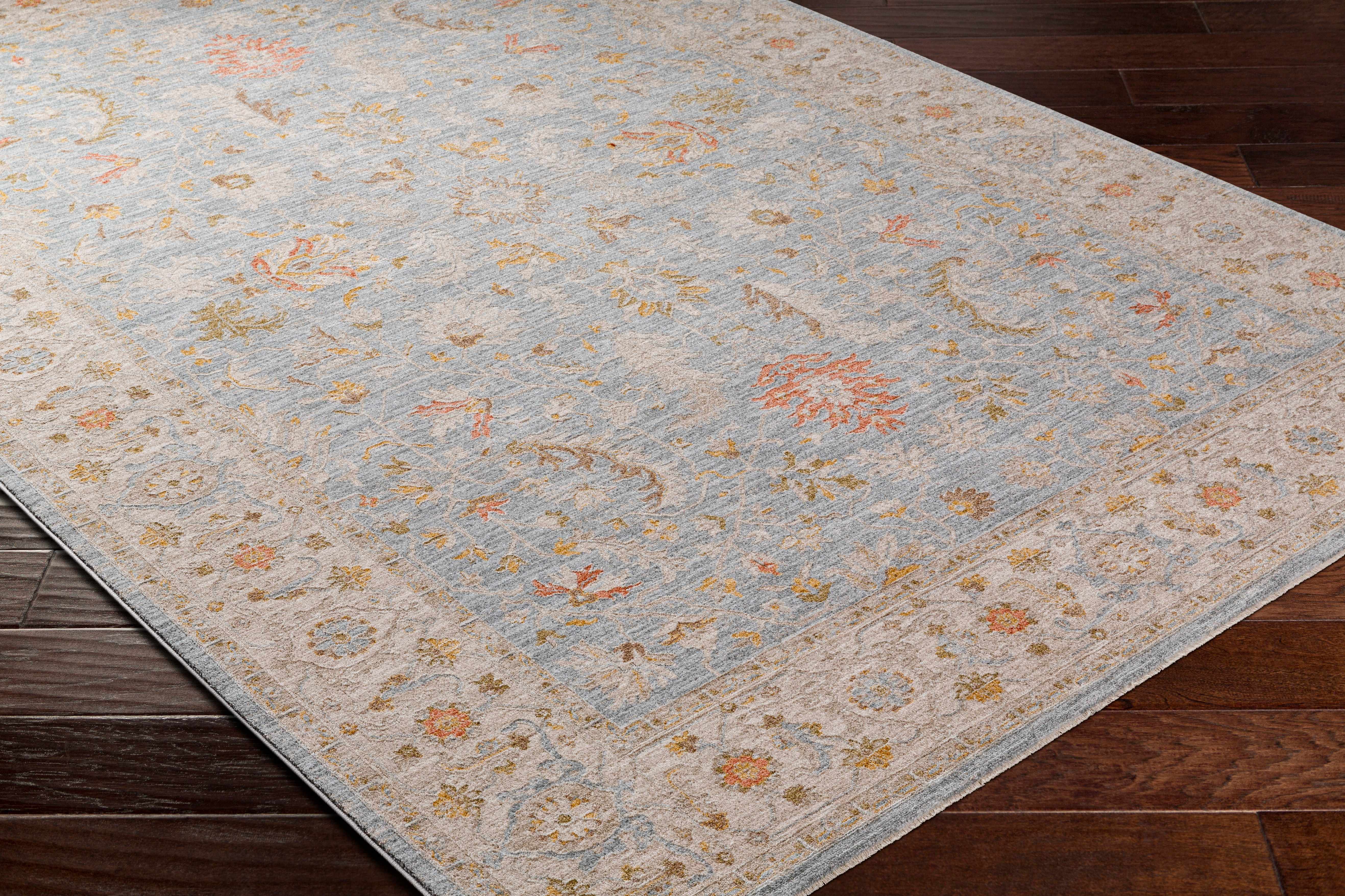 Edie Taupe Oushak Rug - Image 7