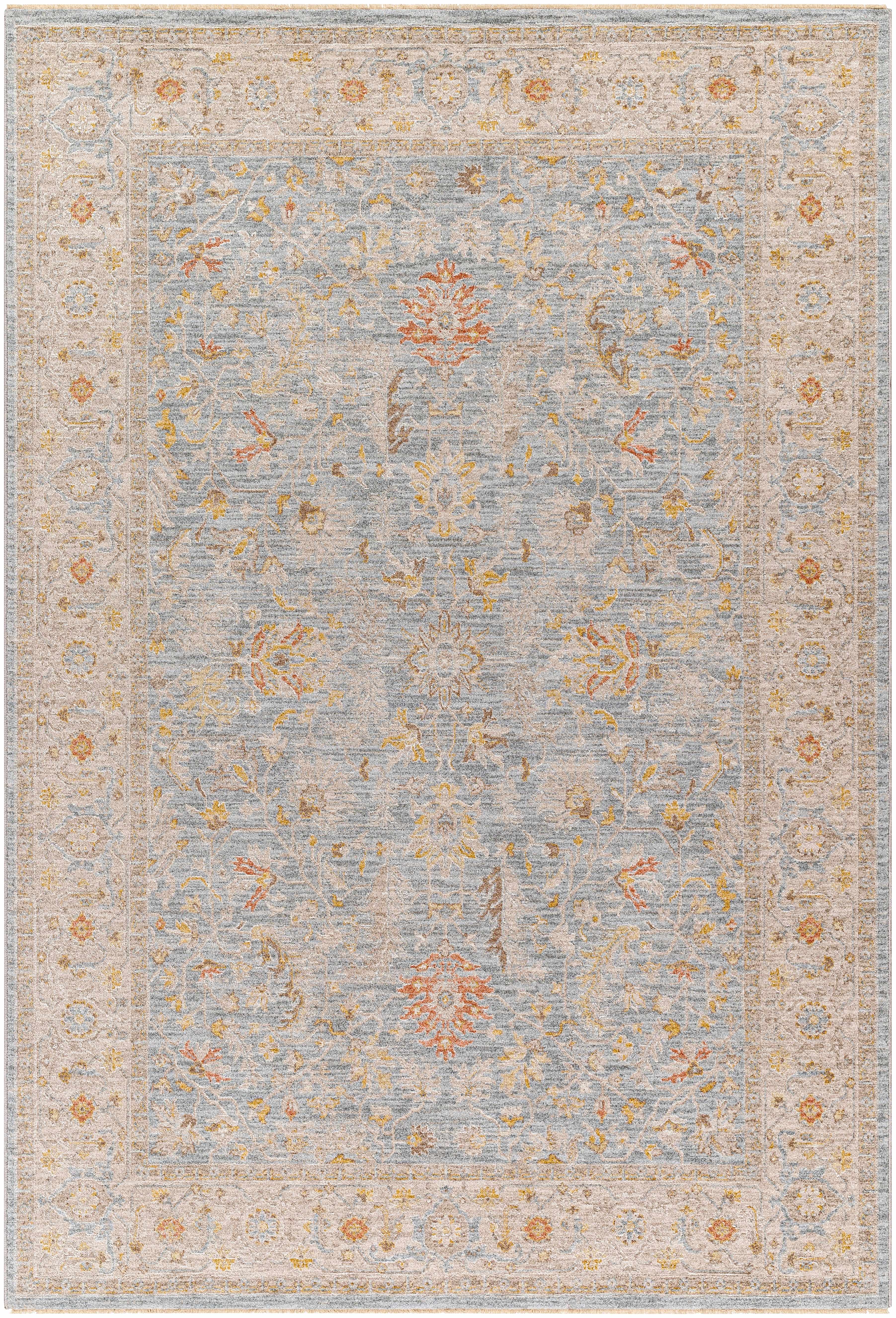 Edie Taupe Oushak Rug - Image 8