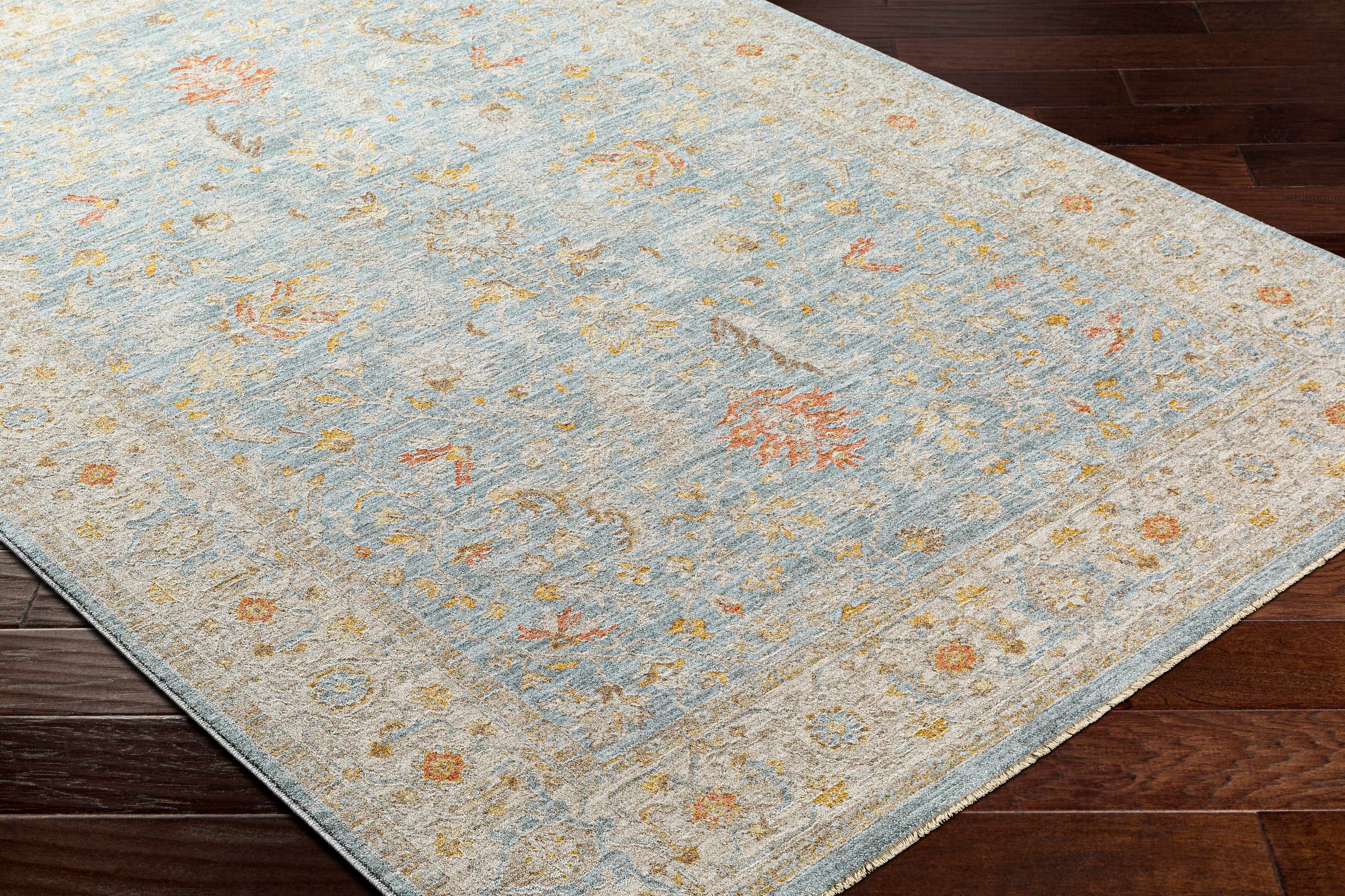 Edie Taupe Oushak Rug - Image 9