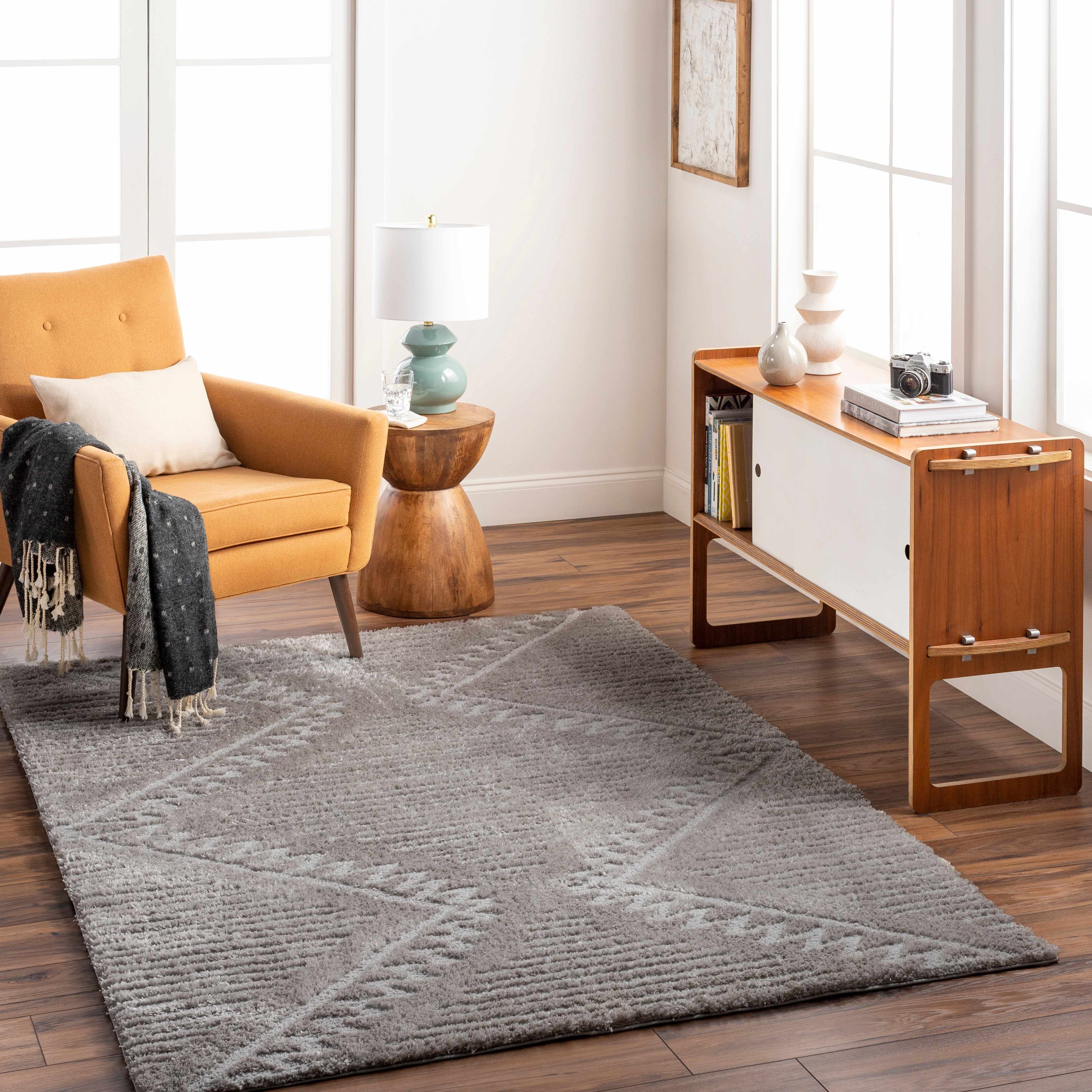 Edsel Gray Area Rug - Image 2