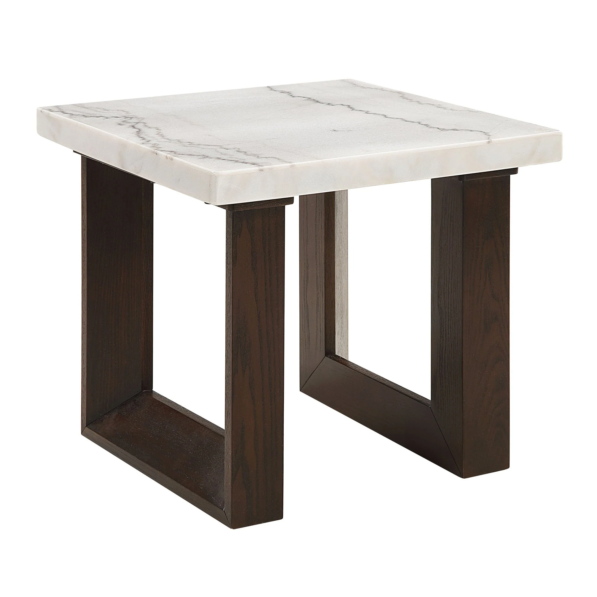 Edwyn - Natural Marble Top End Table - Image 3