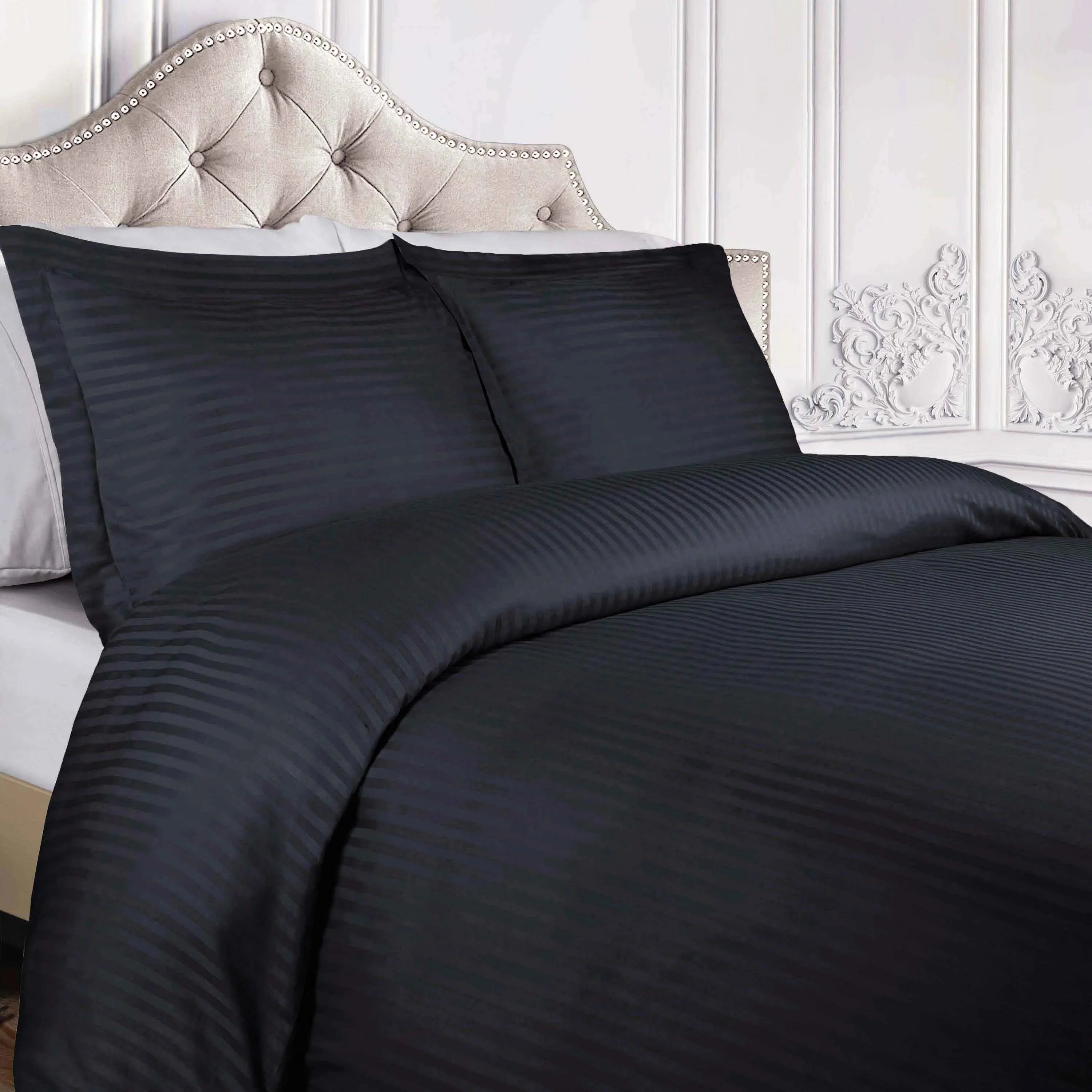 Egyptian Cotton 300 Thread Count Duvet Cover Set - Image 7