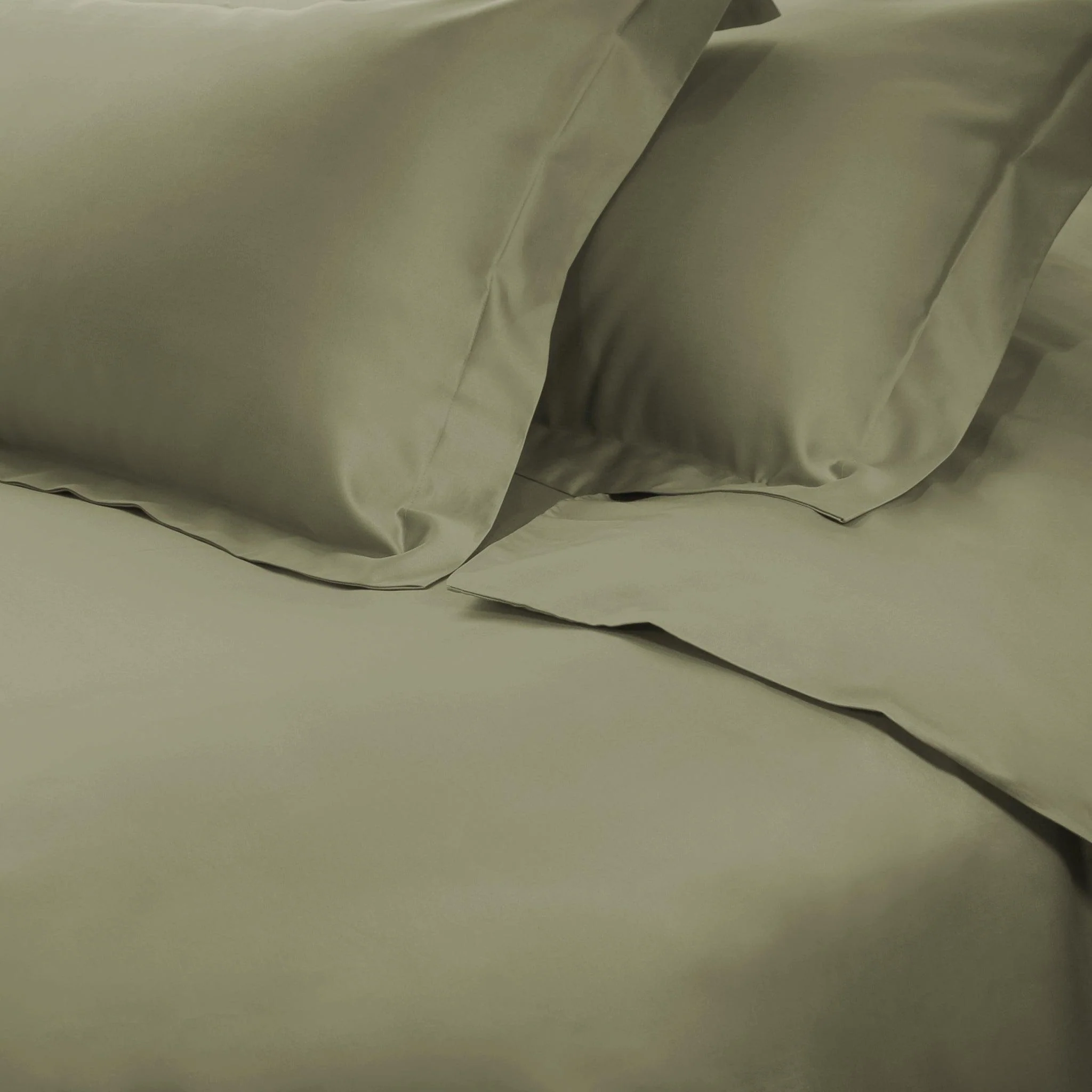 Egyptian Cotton 650 Thread Count Modern Solid Duvet Cover Set - Image 15