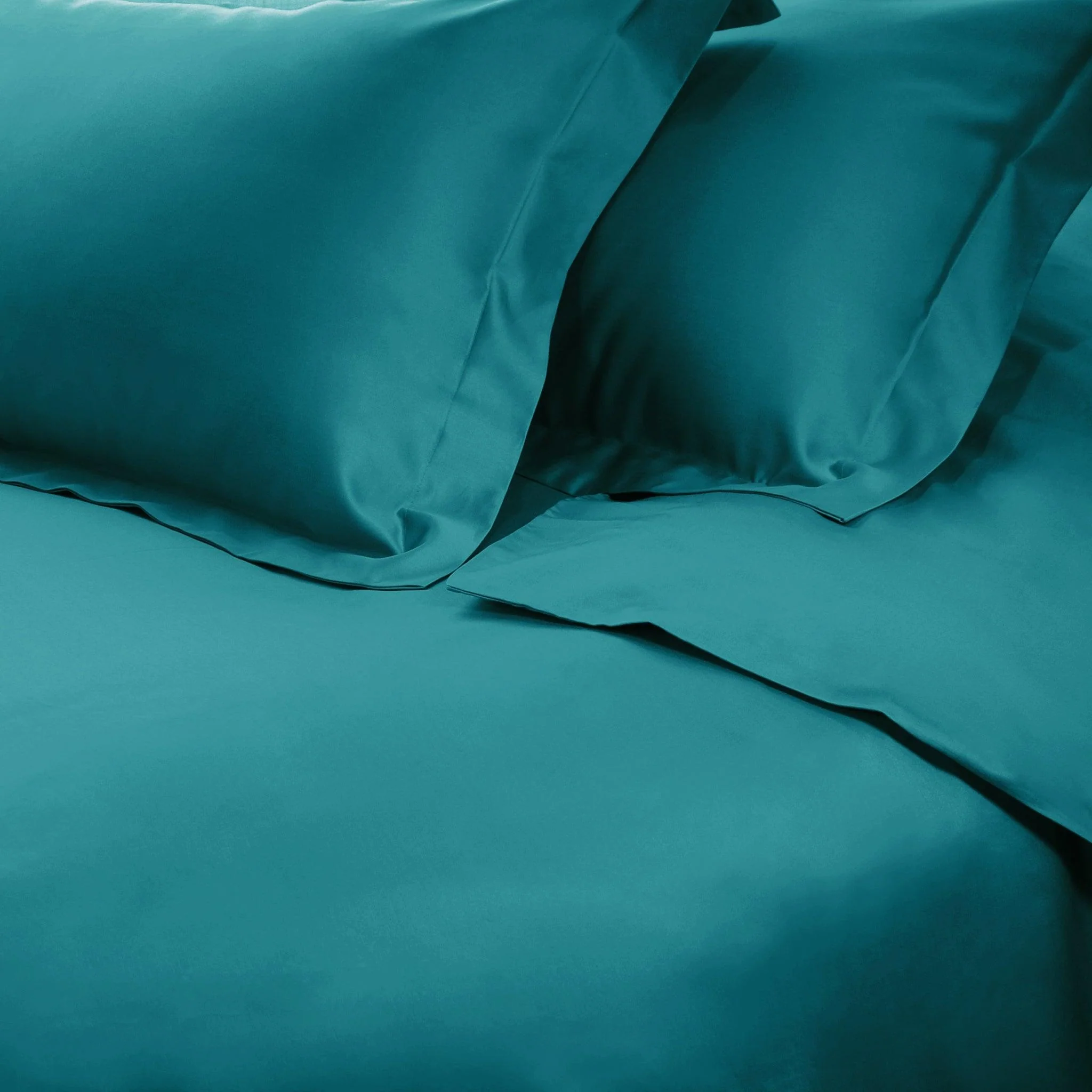 Egyptian Cotton 650 Thread Count Modern Solid Duvet Cover Set - Image 18