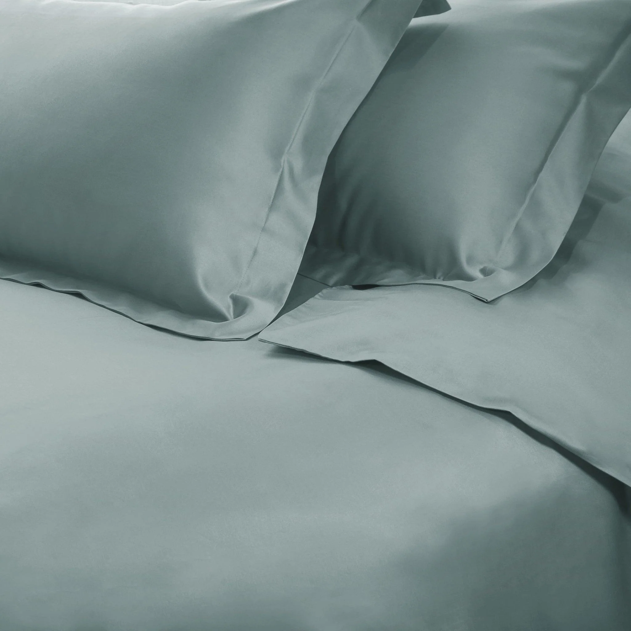 Egyptian Cotton 650 Thread Count Modern Solid Duvet Cover Set - Image 5