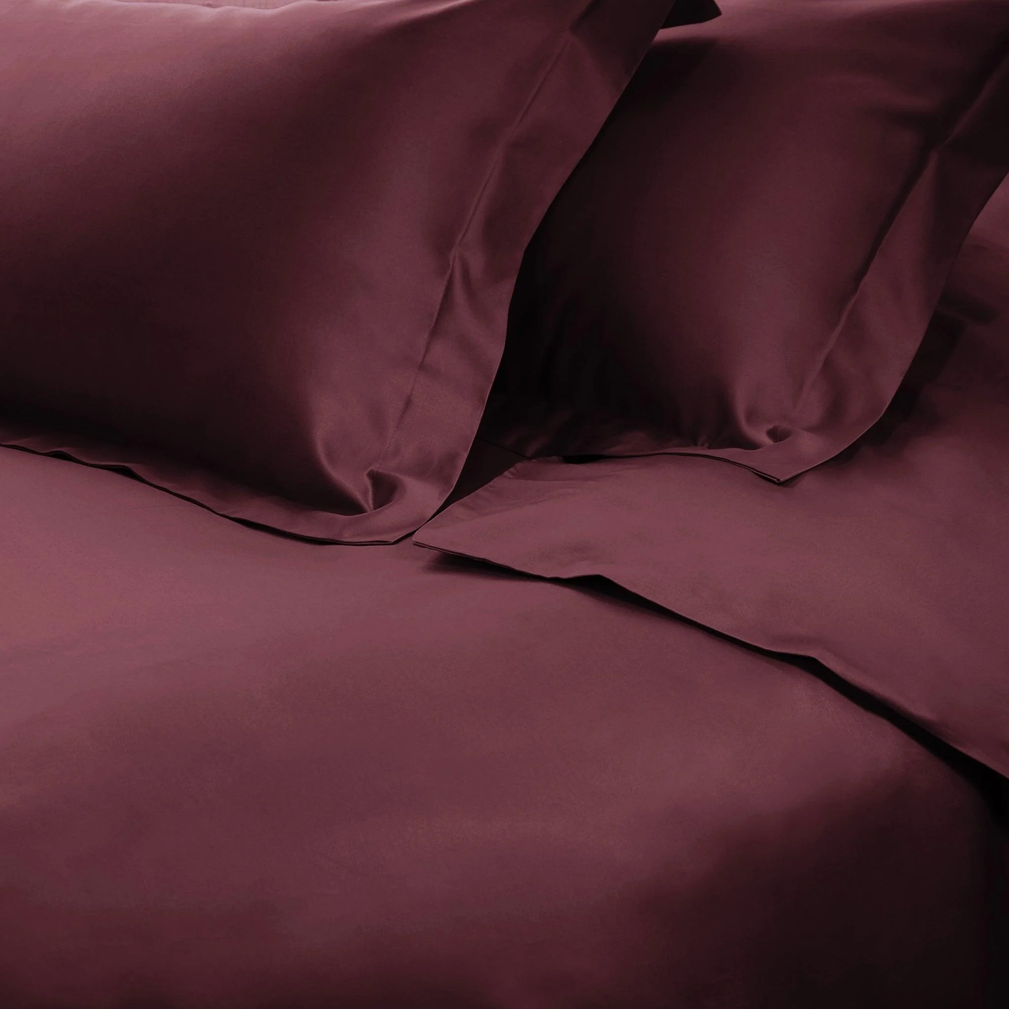 Egyptian Cotton 650 Thread Count Modern Solid Duvet Cover Set - Image 6