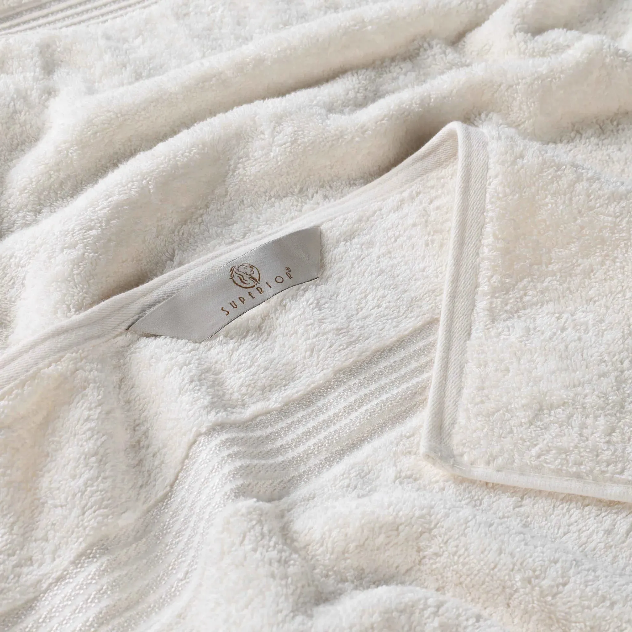 Egyptian Cotton Plush Absorbent Luxury Bath Towel Set of 4 - Image 22