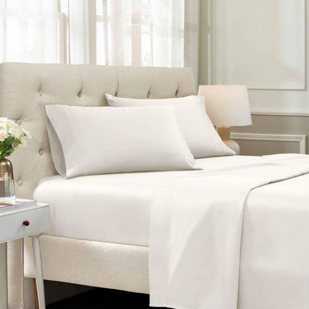 Egyptian Cotton Sateen Embroidered Sheet Set 1500 Thread Count - Image 5