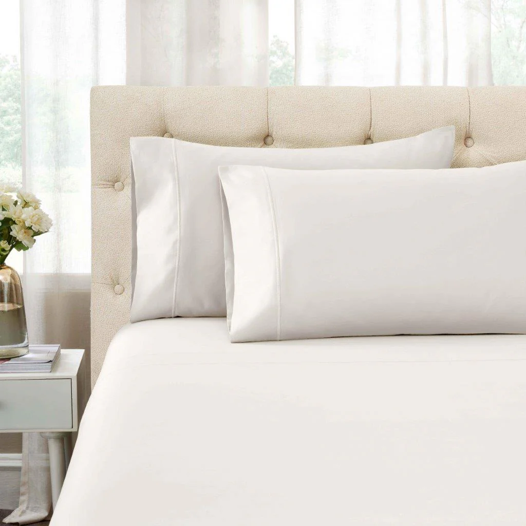 Egyptian Cotton Sateen Embroidered Sheet Set 1500 Thread Count - Image 6