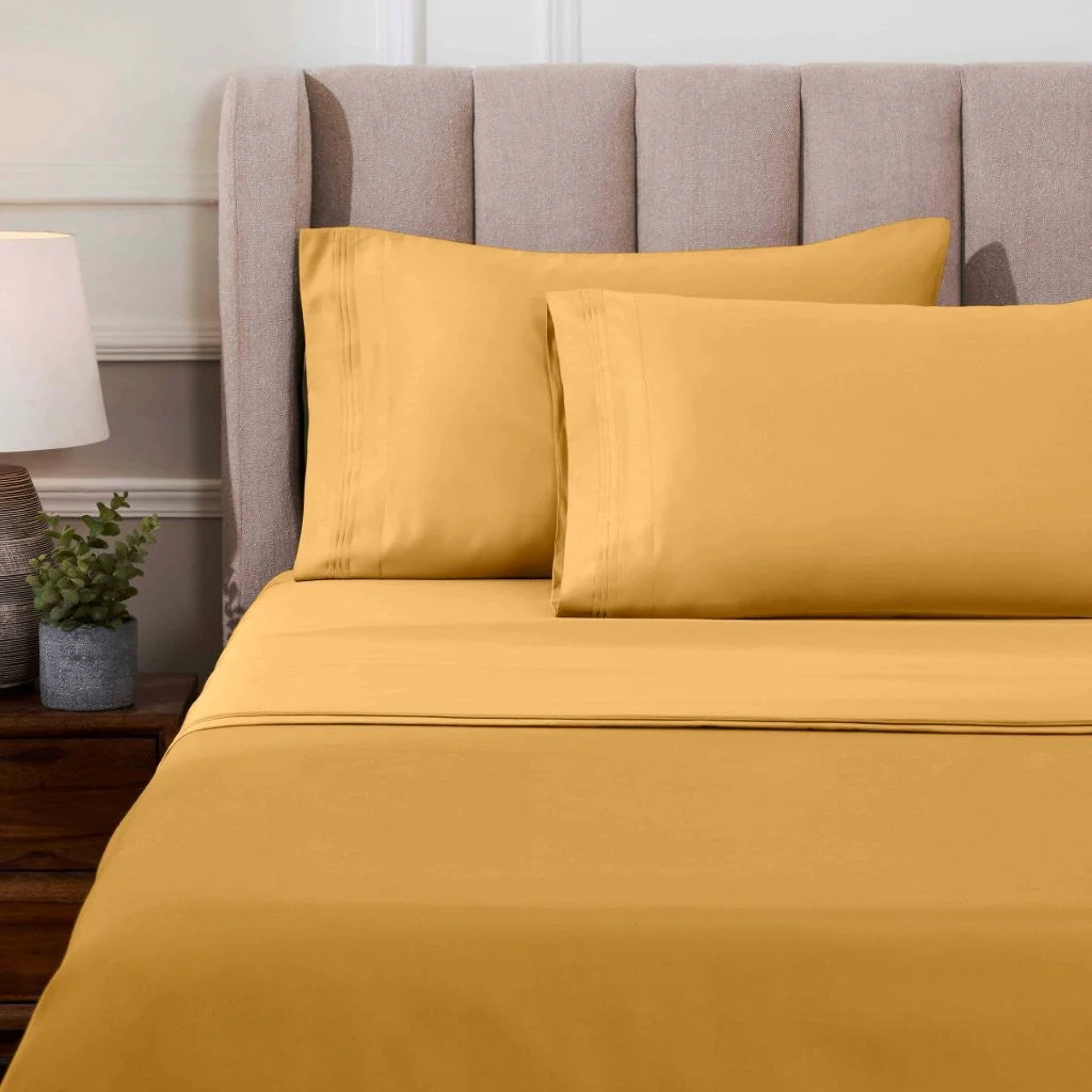 Egyptian Cotton Sateen Sheet Set 1000 Thread Count - Image 26