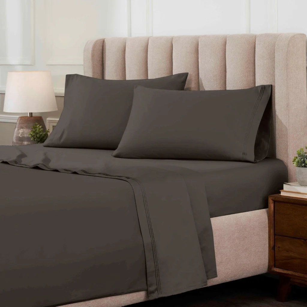 Egyptian Cotton Sateen Sheet Set 1000 Thread Count - Image 27