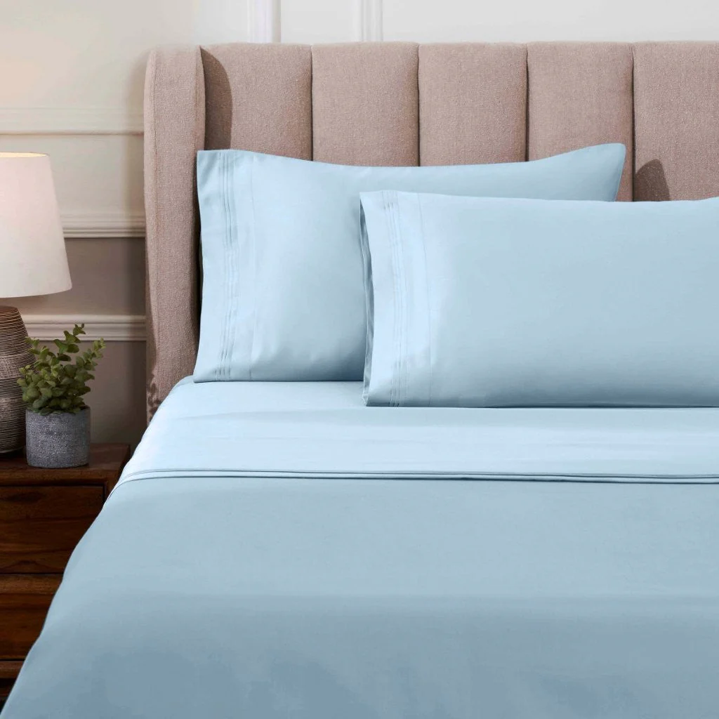 Egyptian Cotton Sateen Sheet Set 1000 Thread Count - Image 41