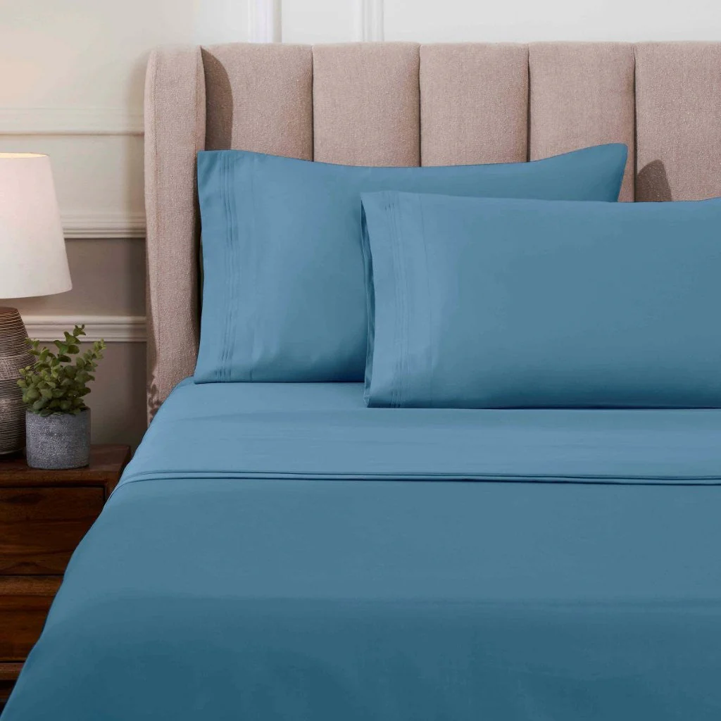 Egyptian Cotton Sateen Sheet Set 1000 Thread Count - Image 43