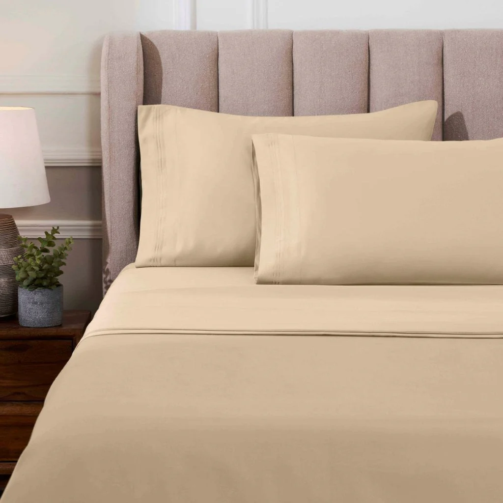 Egyptian Cotton Sateen Sheet Set 1000 Thread Count - Image 48