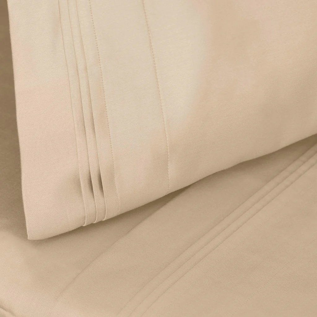 Egyptian Cotton Sateen Sheet Set 1000 Thread Count - Image 49