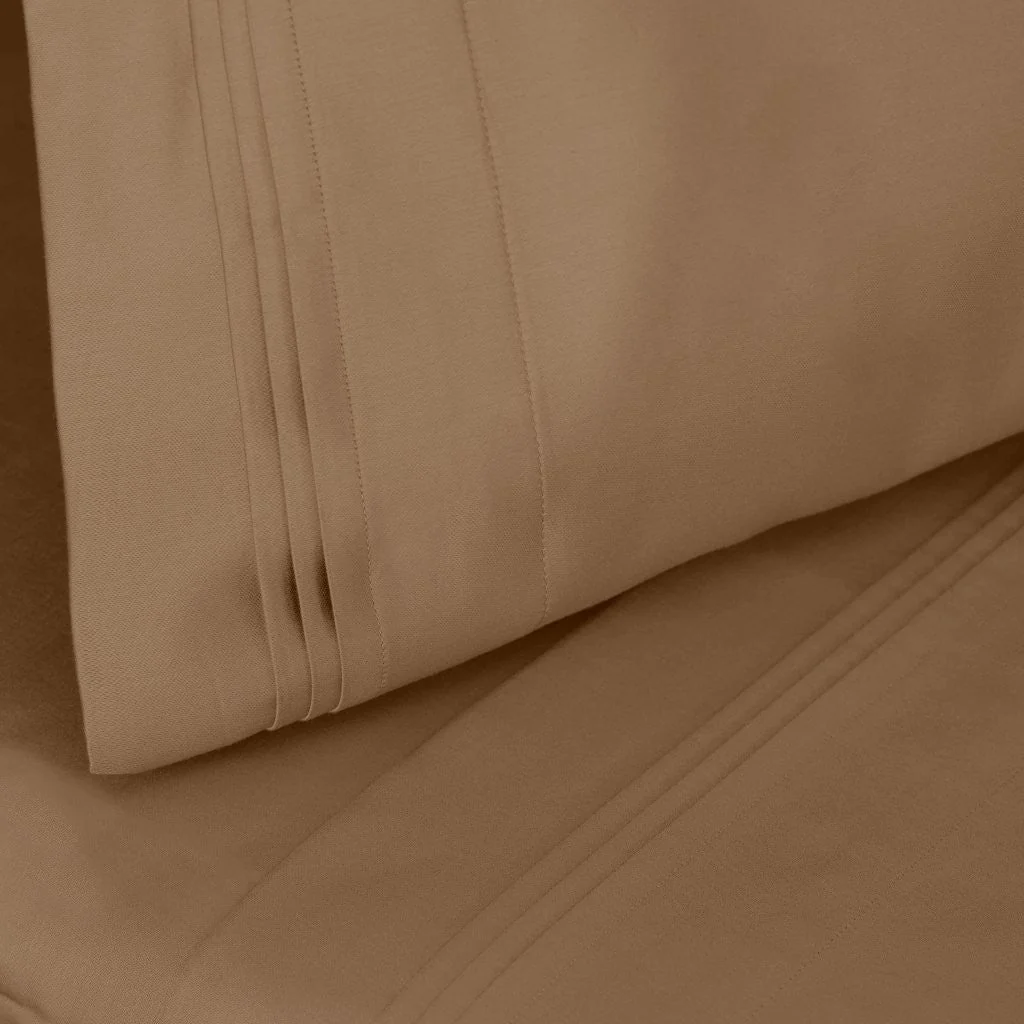 Egyptian Cotton Sateen Sheet Set 1000 Thread Count - Image 55