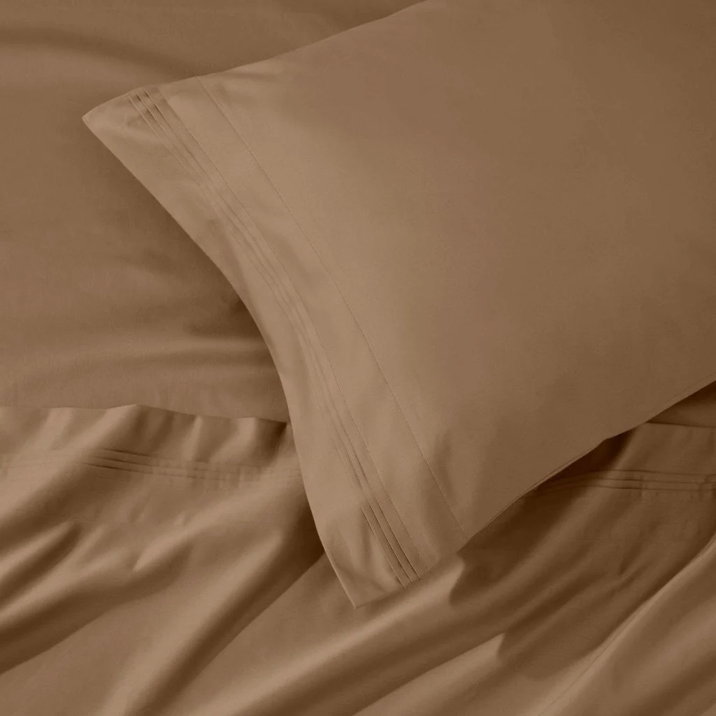 Egyptian Cotton Sateen Sheet Set 1000 Thread Count - Image 56