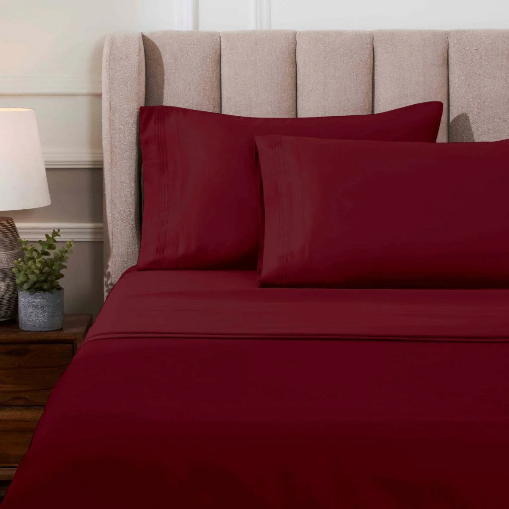 Egyptian Cotton Sateen Sheet Set 1000 Thread Count - Image 58