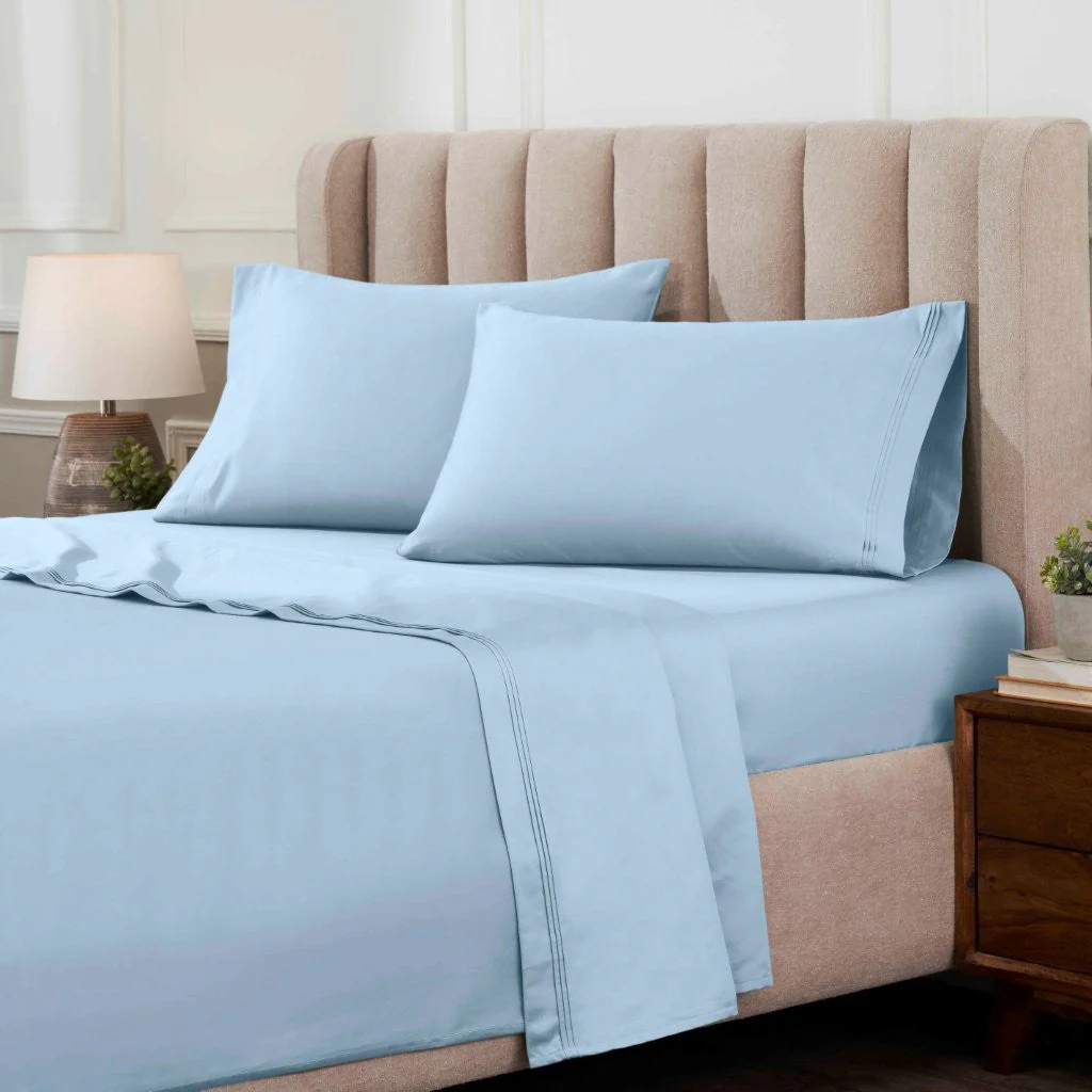 Egyptian Cotton Sateen Sheet Set 1000 Thread Count - Image 6