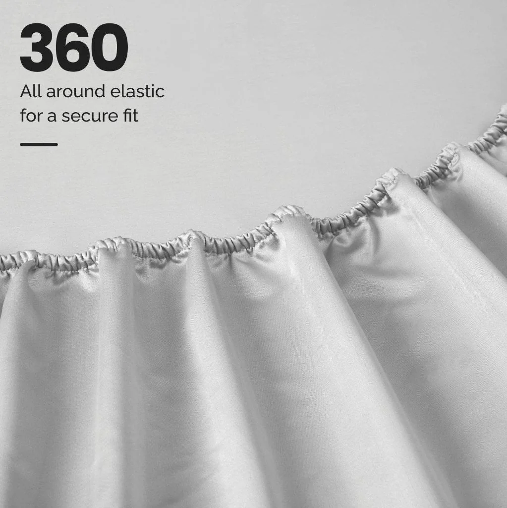 Egyptian Cotton Sateen Sheet Set 1000 Thread Count - Image 66