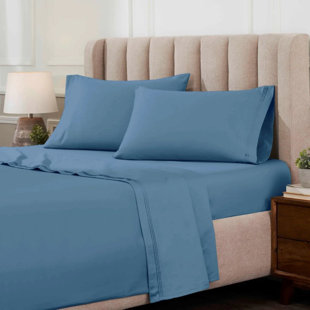 Egyptian Cotton Sateen Sheet Set 1000 Thread Count - Image 9