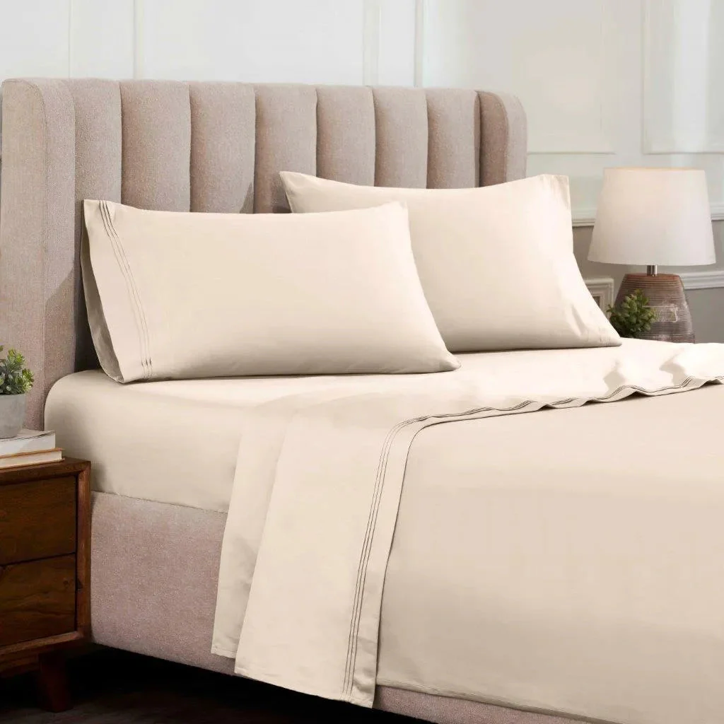 Egyptian Cotton Sateen Sheet Set 1500 Thread Count - Image 10