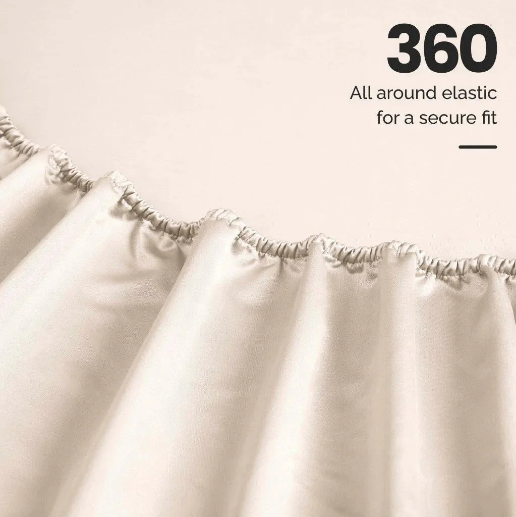 Egyptian Cotton Sateen Sheet Set 1500 Thread Count - Image 18