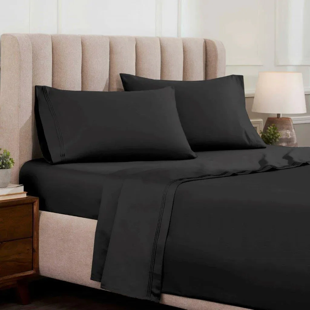Egyptian Cotton Sateen Sheet Set 1500 Thread Count - Image 19