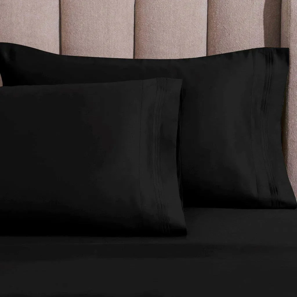 Egyptian Cotton Sateen Sheet Set 1500 Thread Count - Image 25