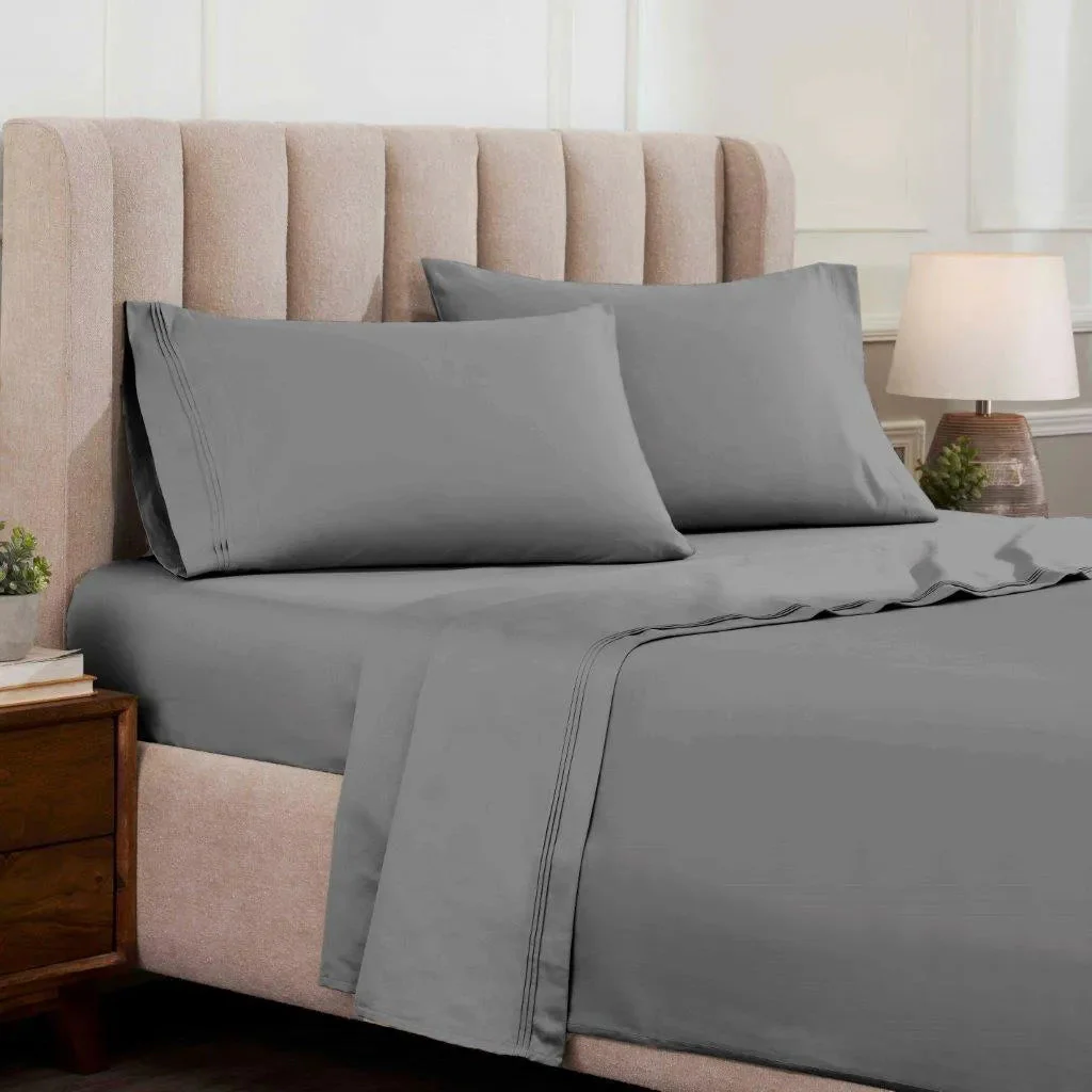 Egyptian Cotton Sateen Sheet Set 1500 Thread Count - Image 28