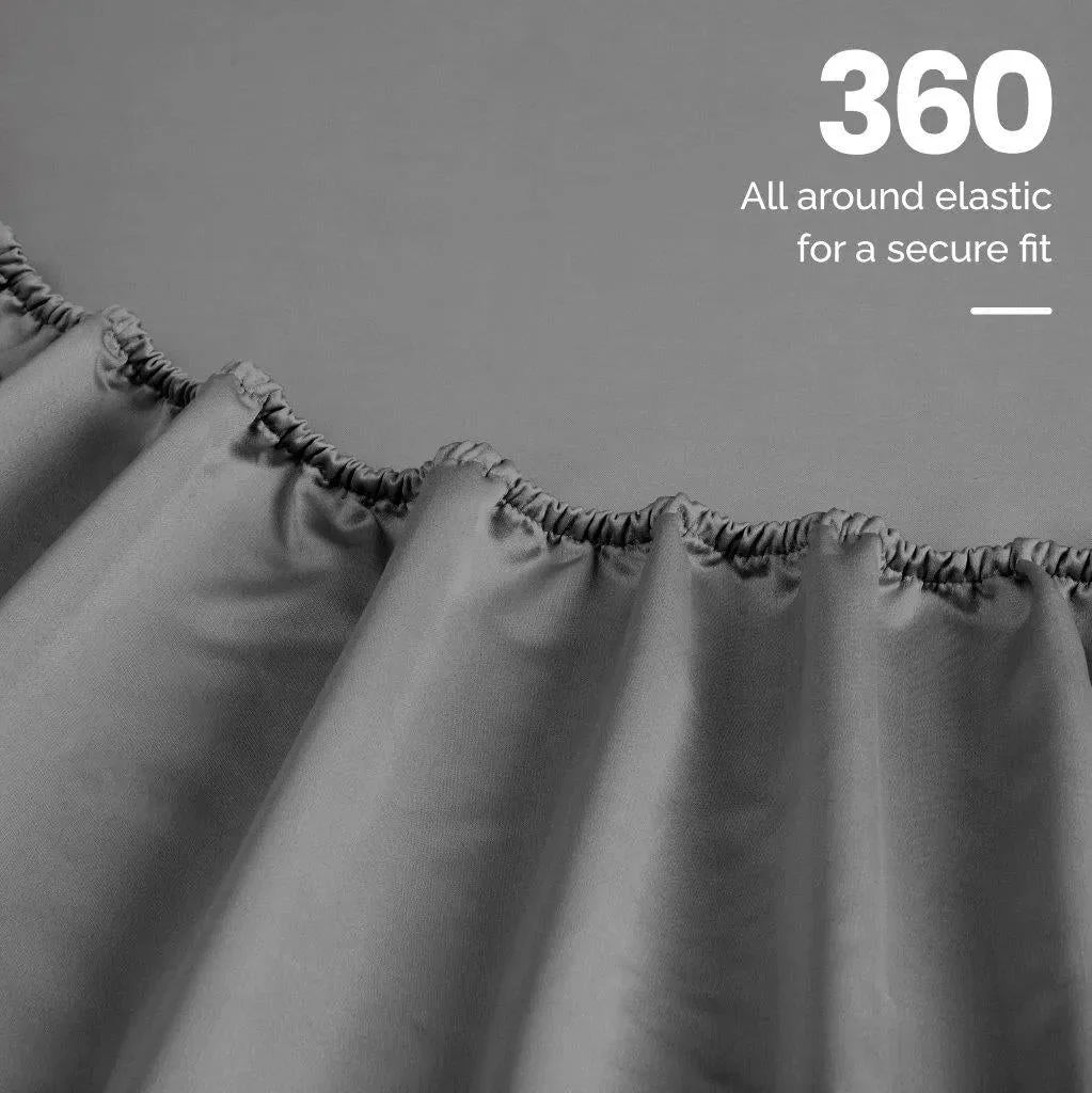 Egyptian Cotton Sateen Sheet Set 1500 Thread Count - Image 36