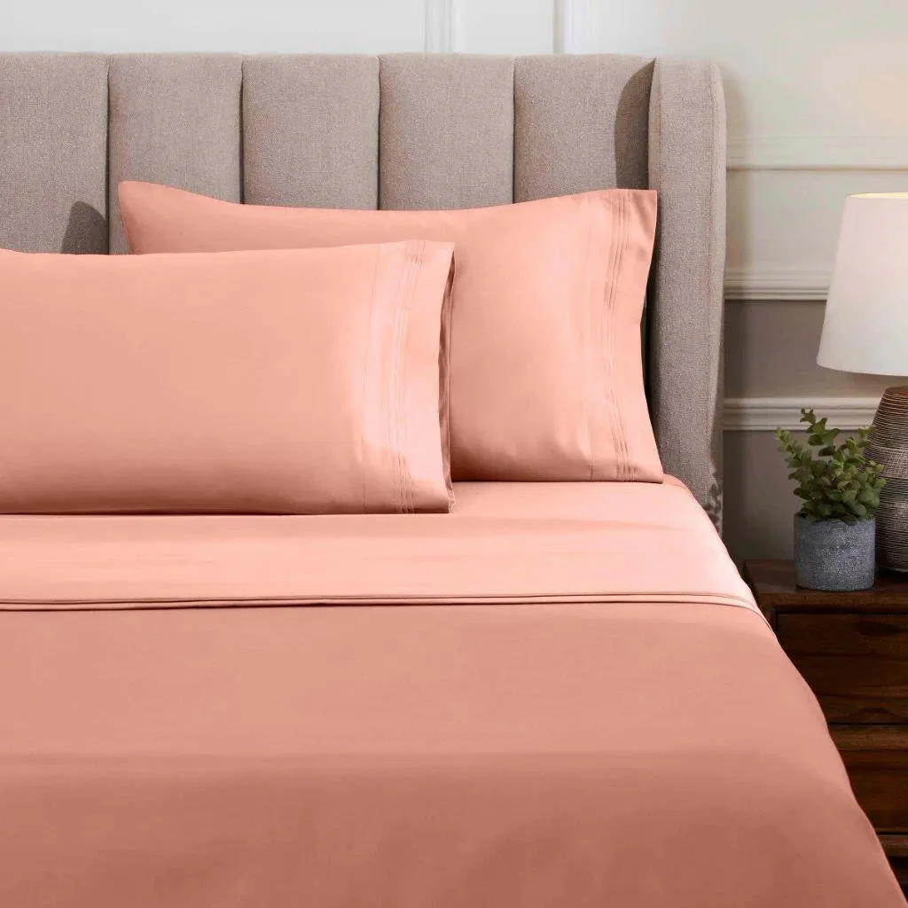 Egyptian Cotton Sateen Sheet Set 1500 Thread Count - Image 42