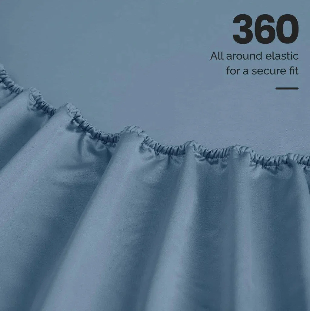 Egyptian Cotton Sateen Sheet Set 1500 Thread Count - Image 54