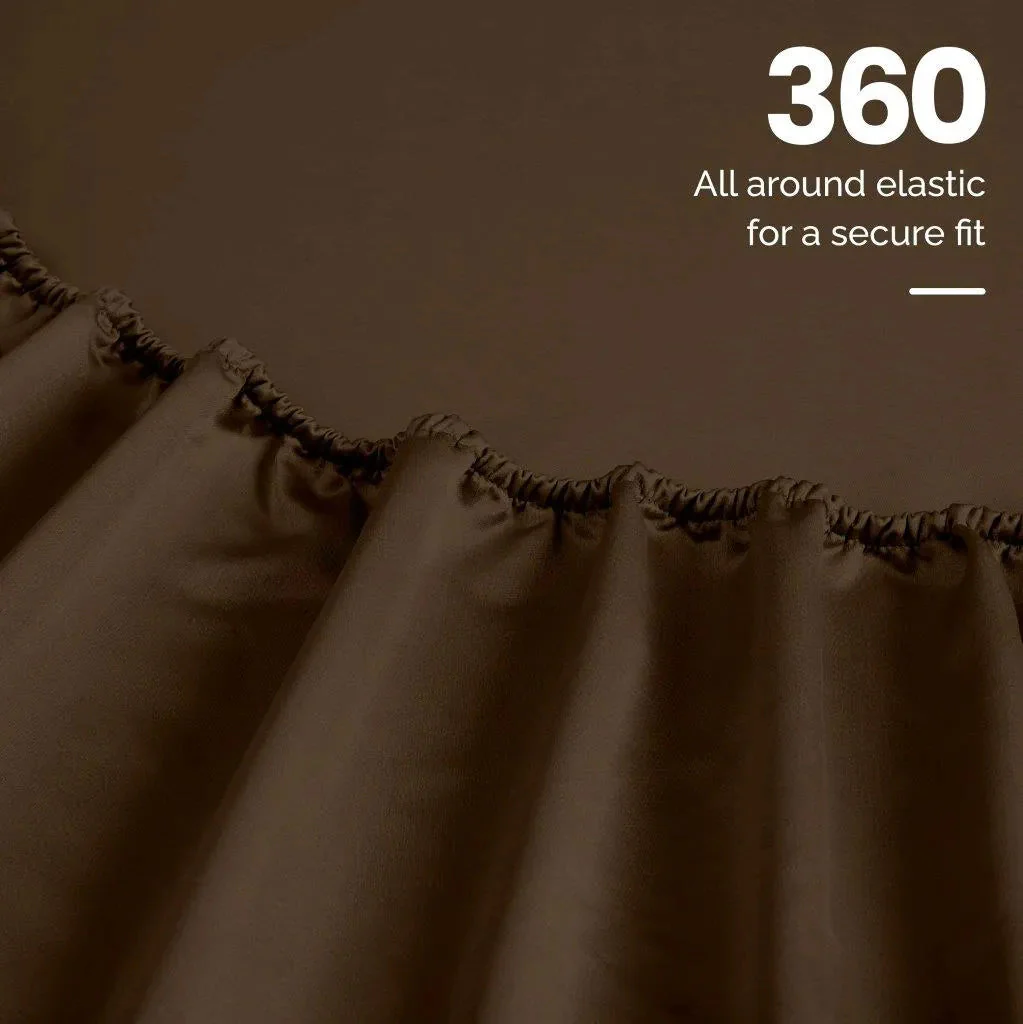 Egyptian Cotton Sateen Sheet Set 1500 Thread Count - Image 63